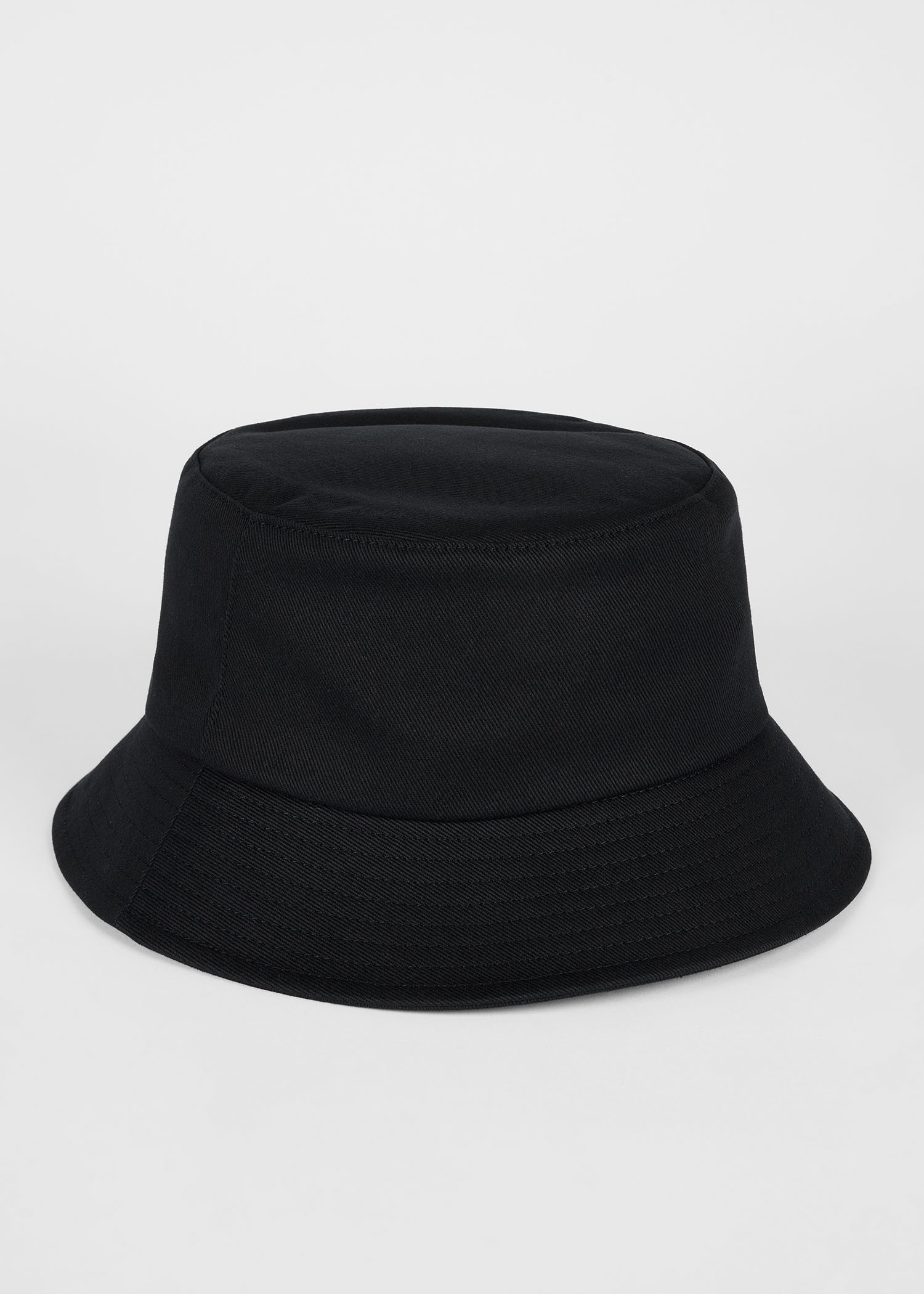 Black 'Signature Stripe' Bucket Hat