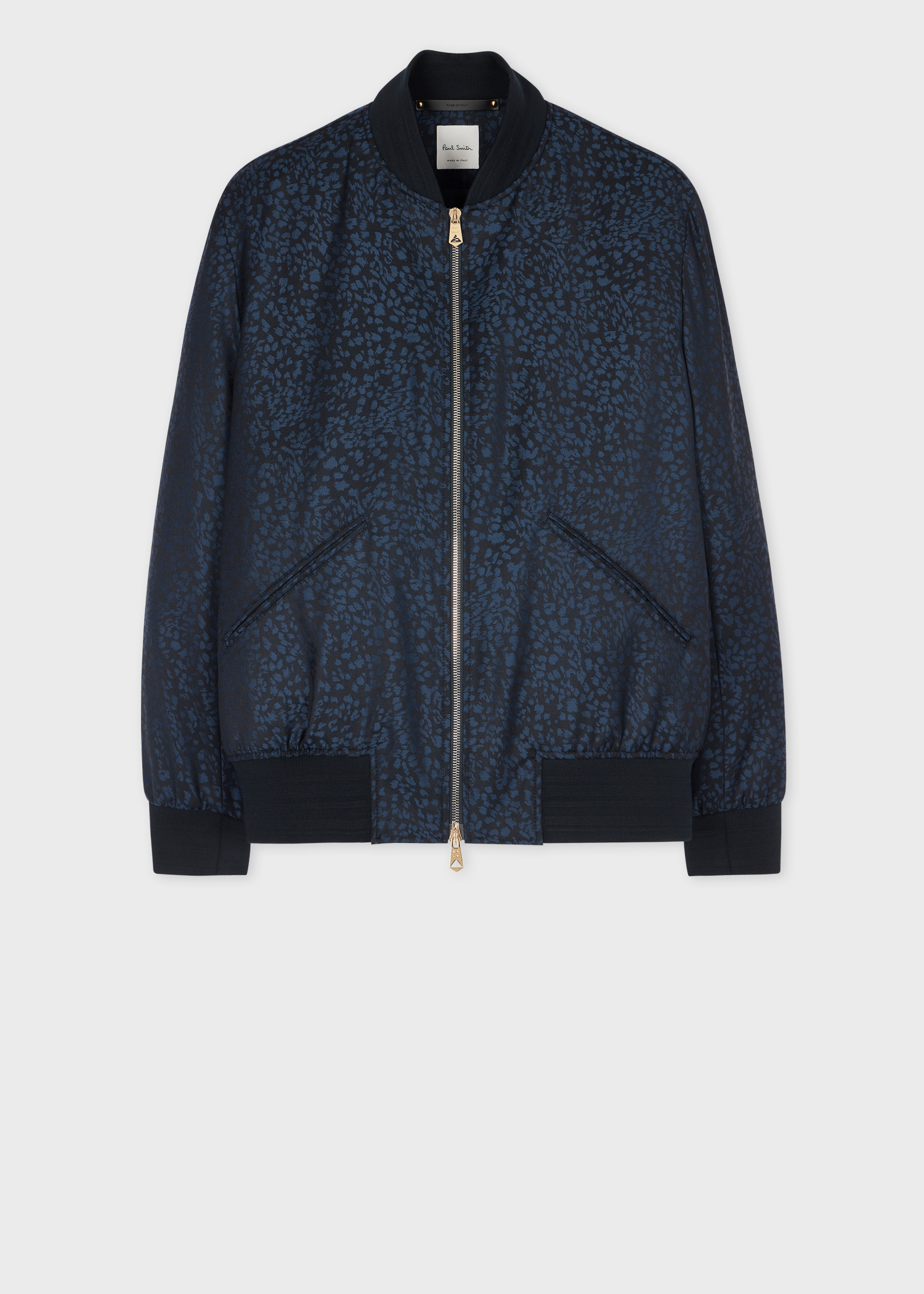 Blouson Bomber Homme J.Crew - Bleu Marine à Rayures Smoking - Taille L - Neuf Avec étiquettes