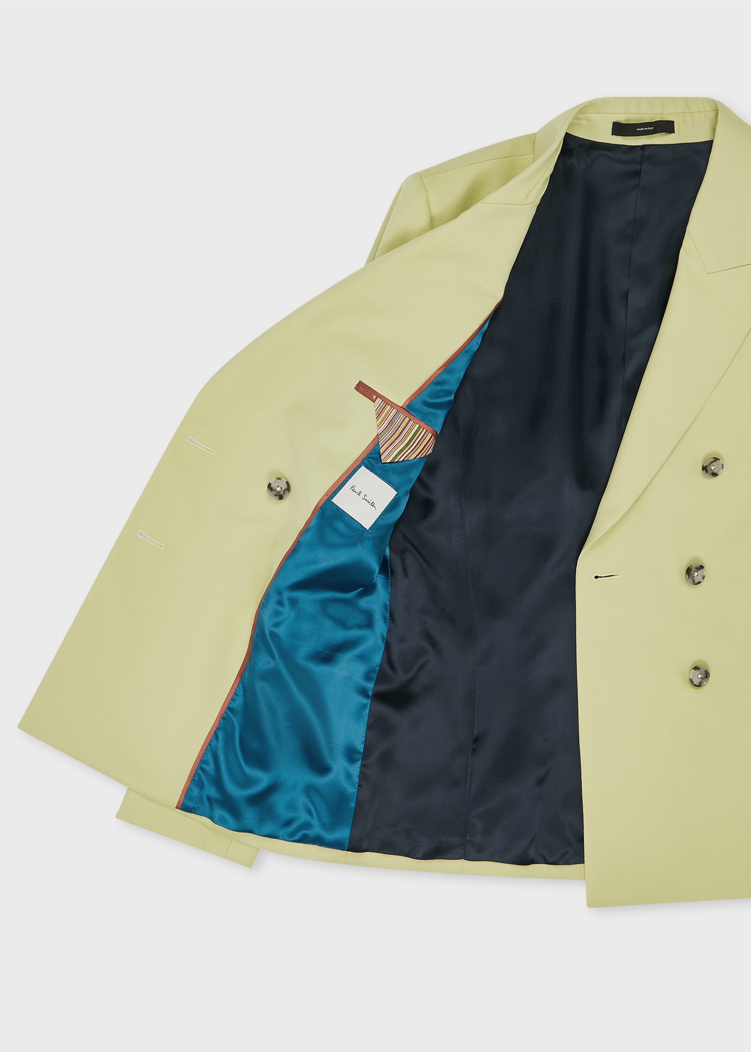 Women's A Suit To Travel In - Pistachio Wool Double Breasted