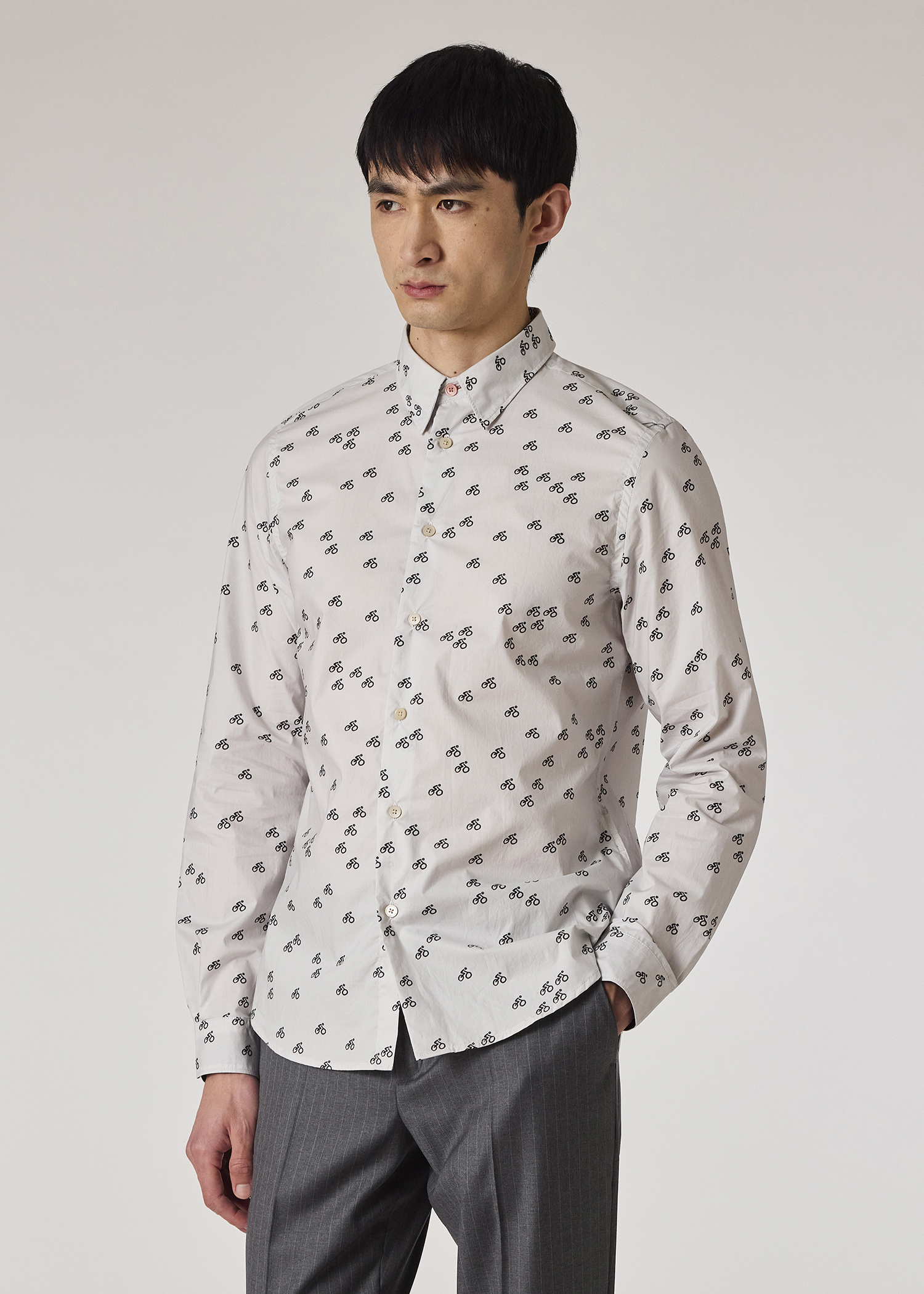Tシャツ・カットソー Paul Smith MENS S/C TAILORED FIT SHIRT Paul Smith Tailored Fit Shirt White | Mainline Menswear