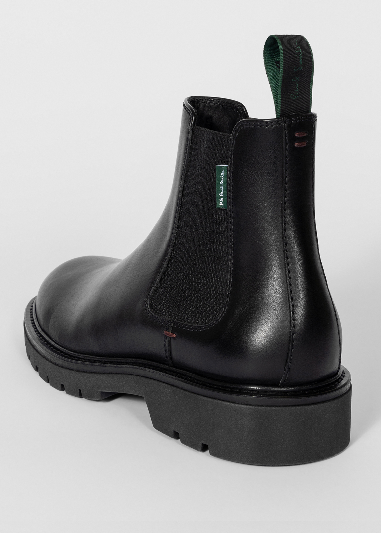 Men's Black Leather 'Xenon' Boots
