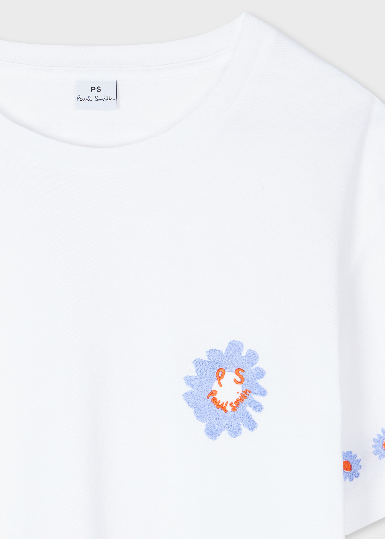 tシャツ M2489 ＰＳＣ　ＥＭＢＲＯＩＤＥＲＹ　Ｔ レディース W2R-232V-PP4956-01_20.jpg