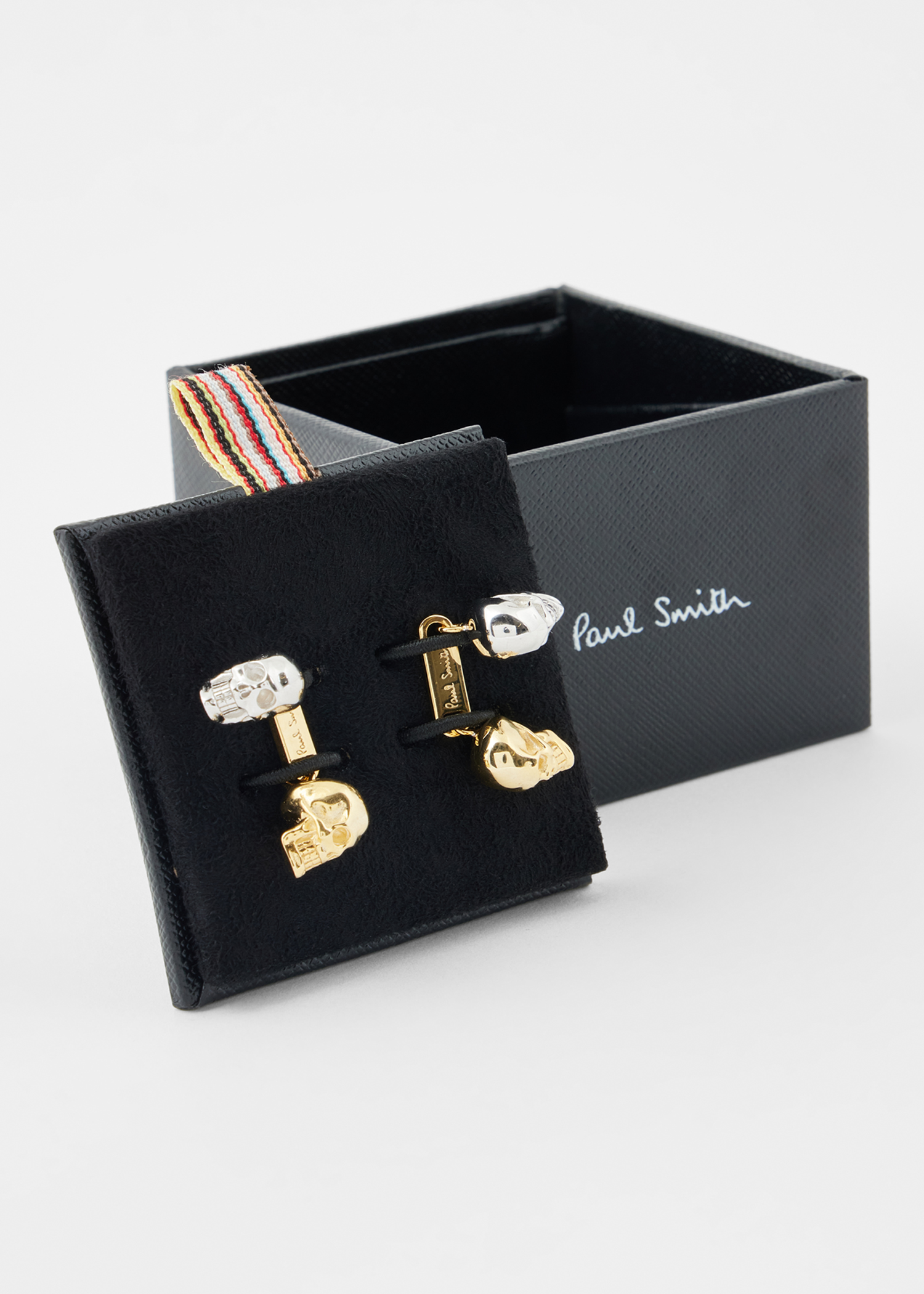 【国内即発】Paul Smith skull カフス M1ACUFF 1A Mixed Metal Skull Cufflinks Paul Smith