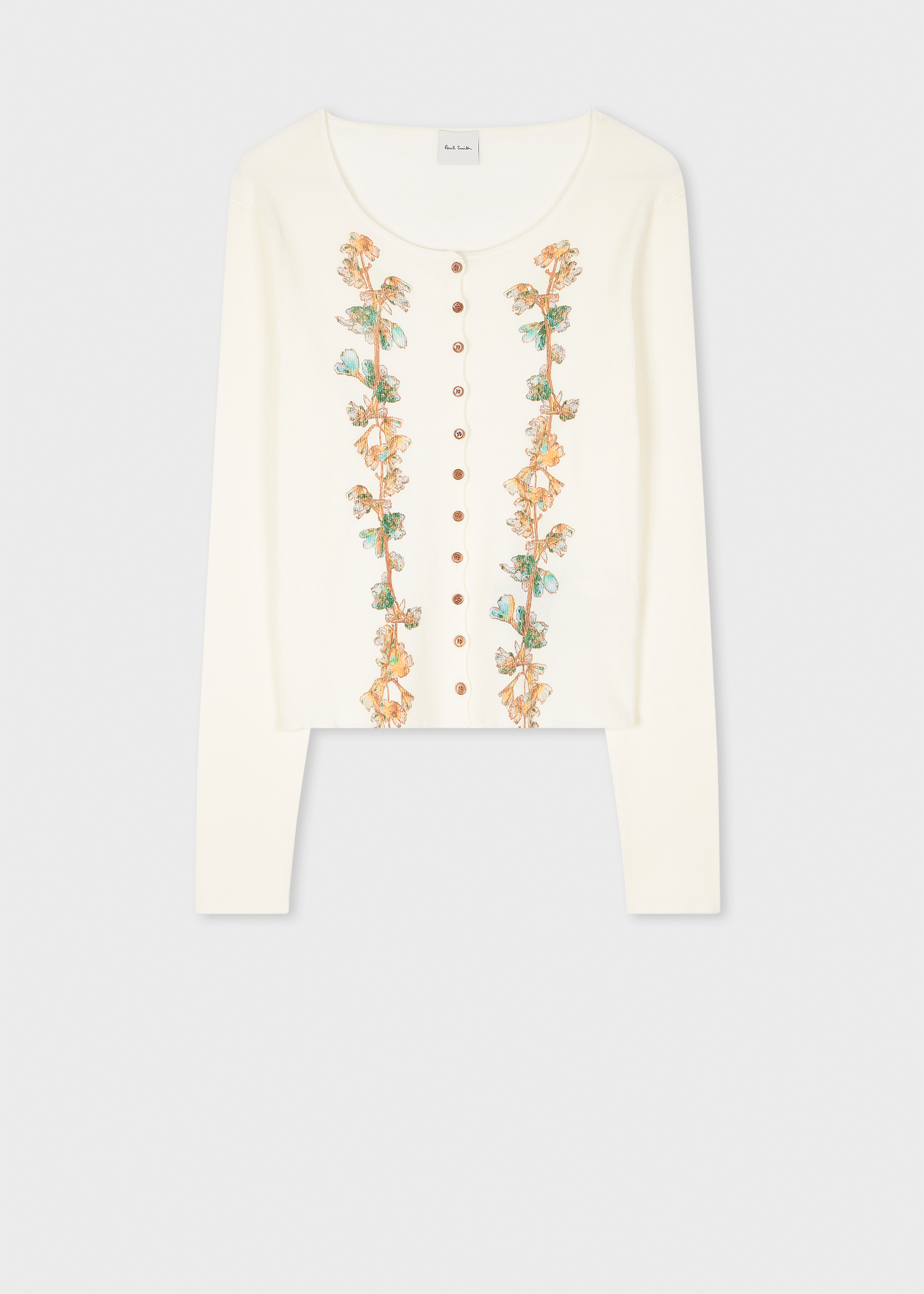 Women's Organic Cotton Floral Cardigan