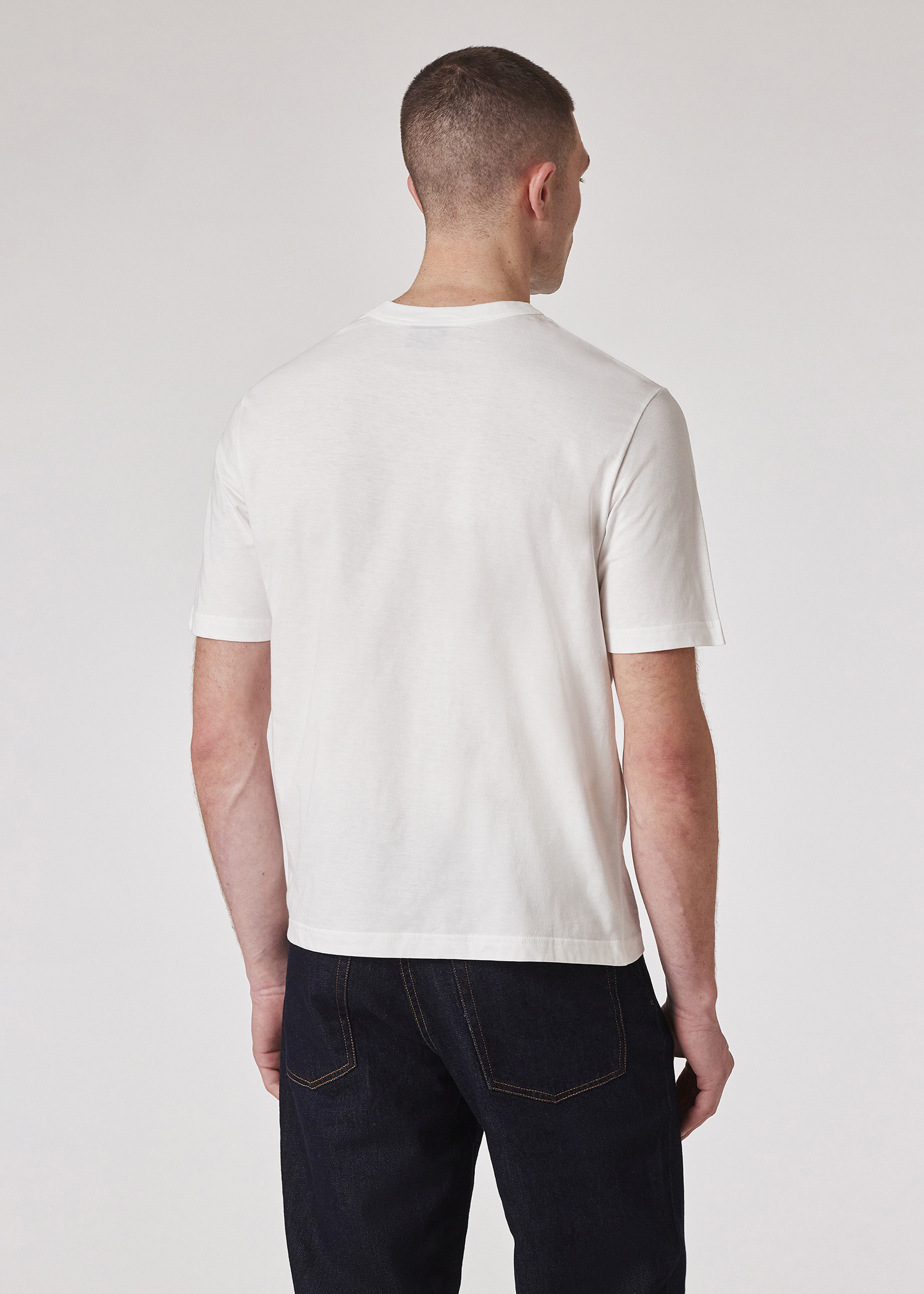 Men's White 'Skull Square' T-Shirt