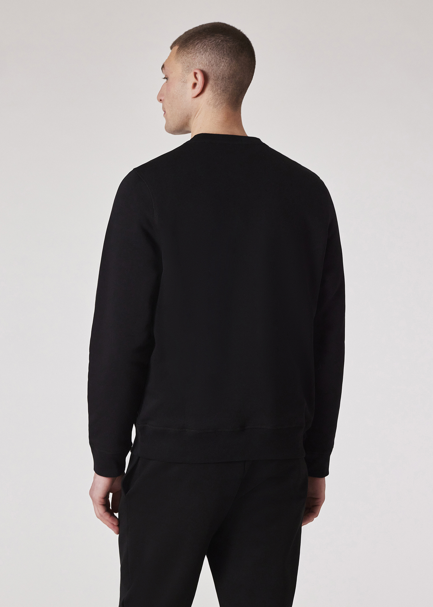 Men's Black 'Skull Square' Sweatshirt