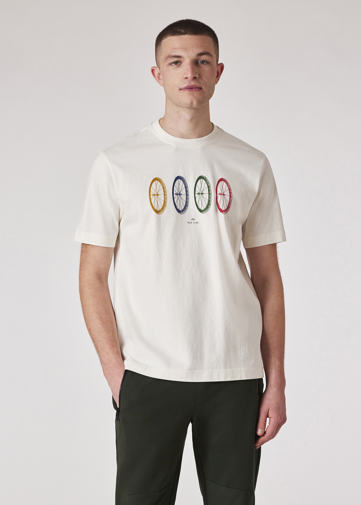 Tシャツ・カットソー Paul Smith FW25 OVERSIZE FIT T-SHIRT (M2R 204ZE T22387 75) Multicolour Colour Block Relaxed-Fit T-Shirt Paul Smith