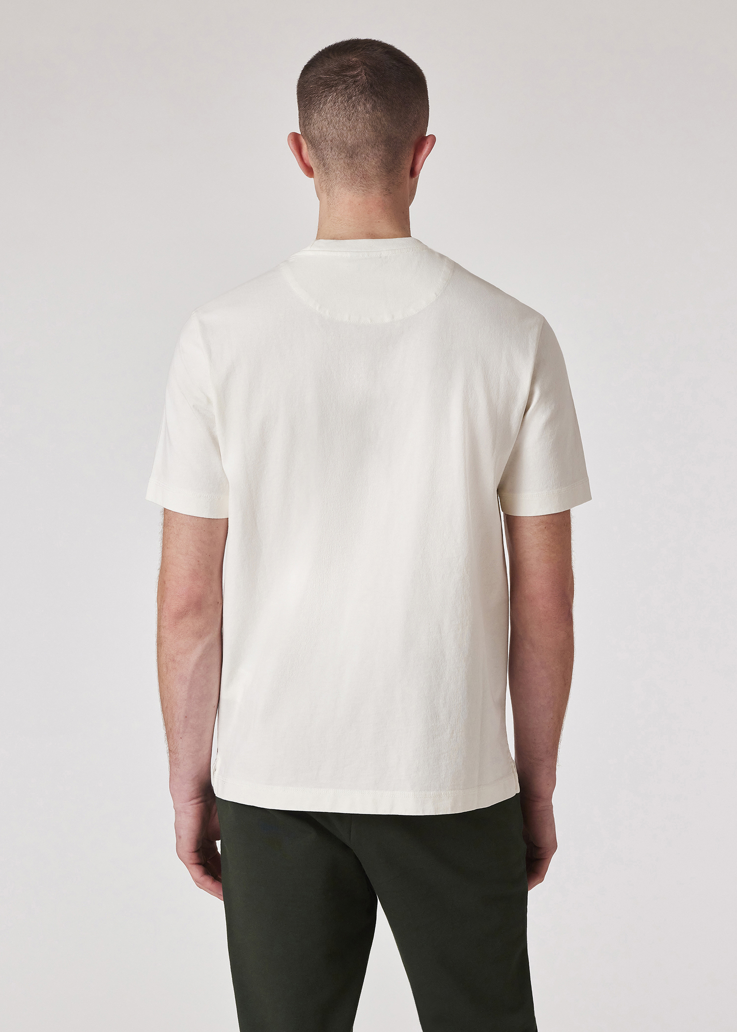 Tシャツ・カットソー Paul Smith SS25 (M2R 965X PP5015 02) Men's Ecru 'Wheels' Print T-Shirt