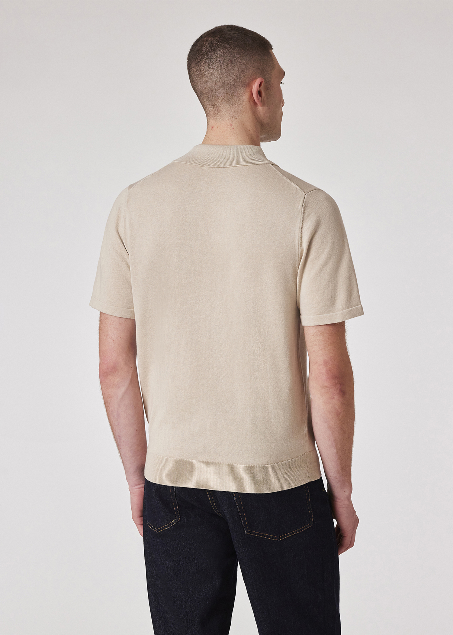Tシャツ・カットソー Paul Smith FW25 ZIP POLO. (M1R 487Y L00089 28B) Paul Smith Half Zip Polo T Shirt Grey | Mainline Menswear