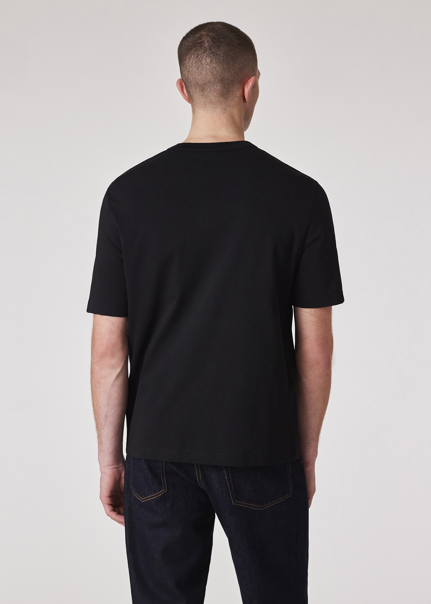 Men's Black 'Skull Square' T-Shirt