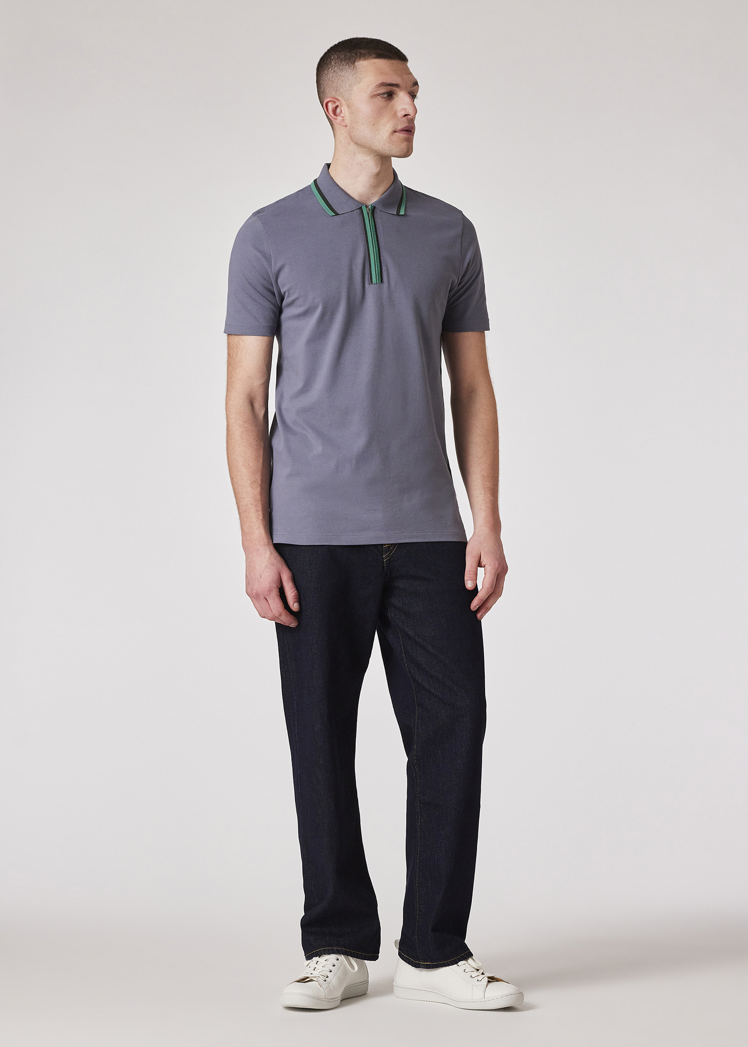 Tシャツ・カットソー Paul Smith FW25 ZIP POLO. (M1R 487Y L00089 28B) M1R-487Y-L00089-79_10.jpg