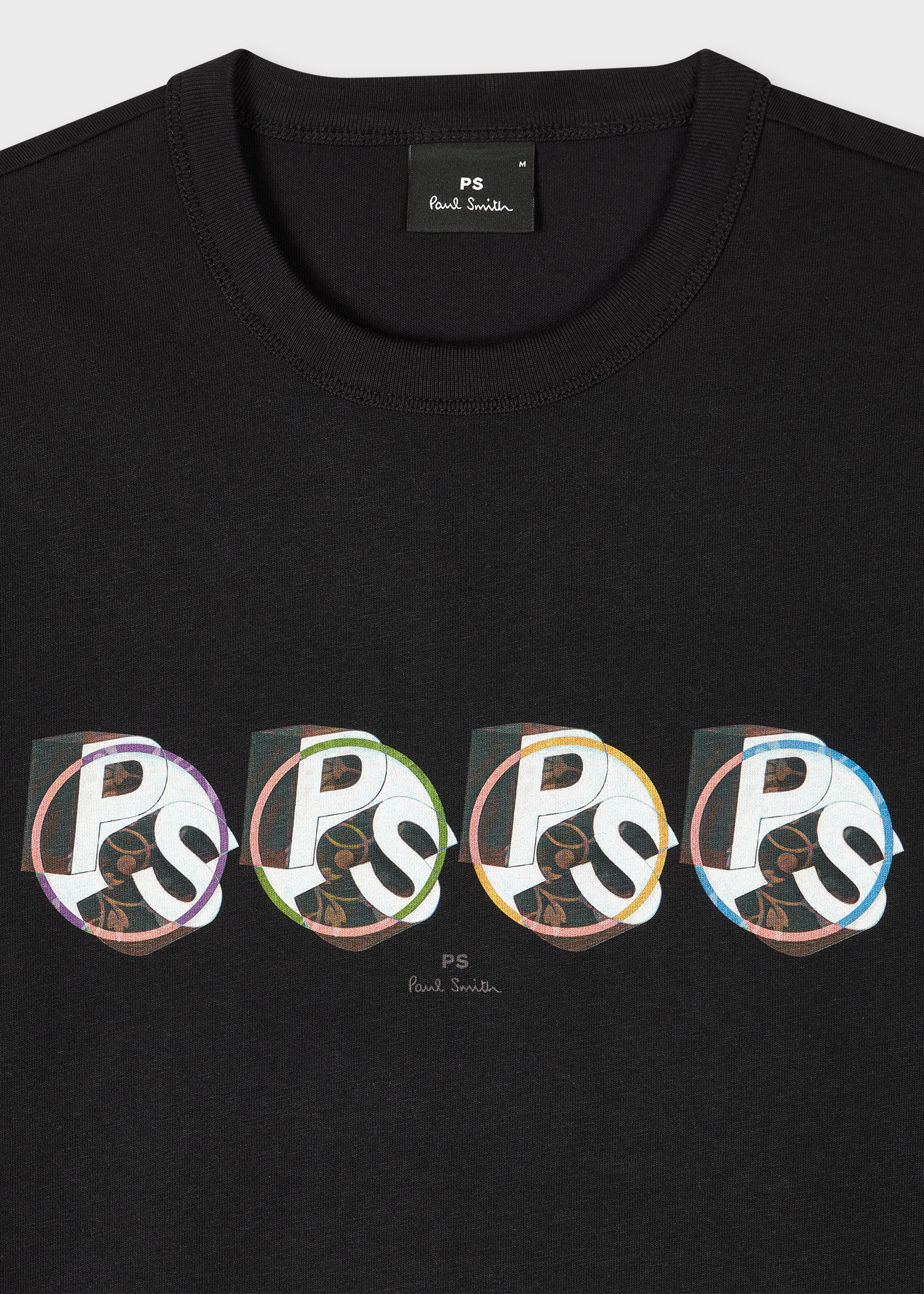 【Paul Smith】パーカー PSロゴ ブラック Black Cotton Zebra Logo Zip Sweatshirt