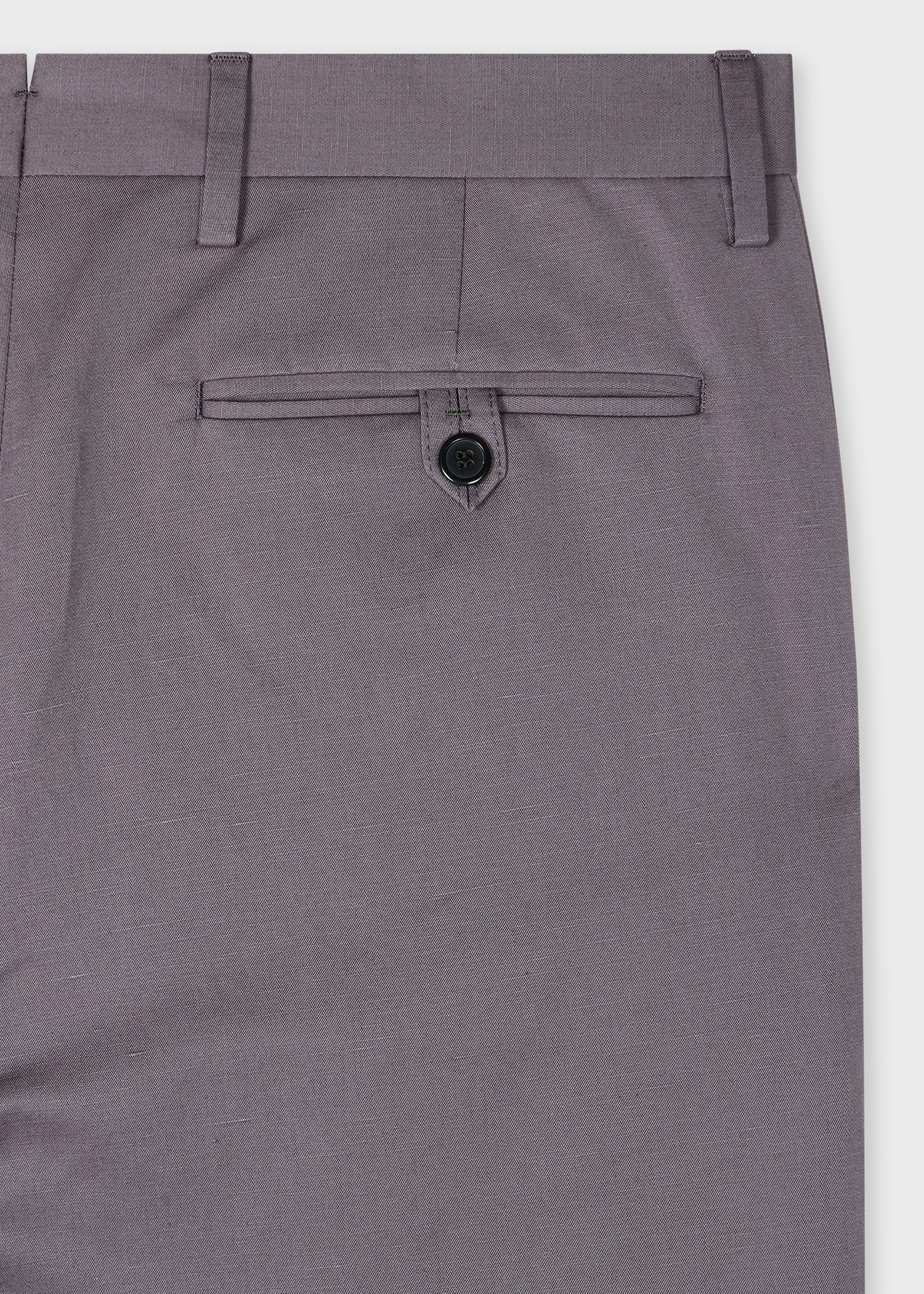 Dusty Mauve Cotton-Linen Trousers