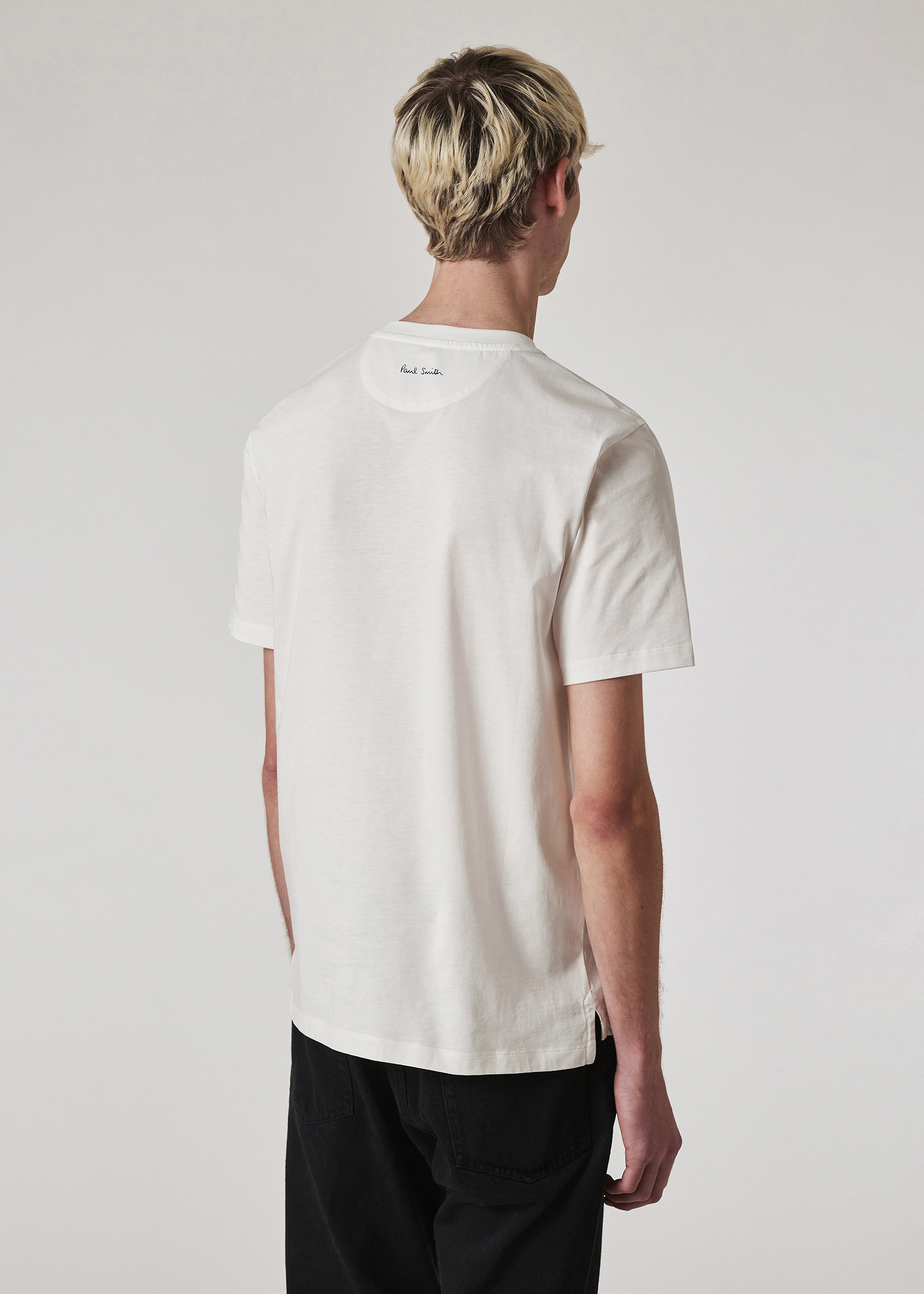Men's White 'Signature Logo' T-Shirt