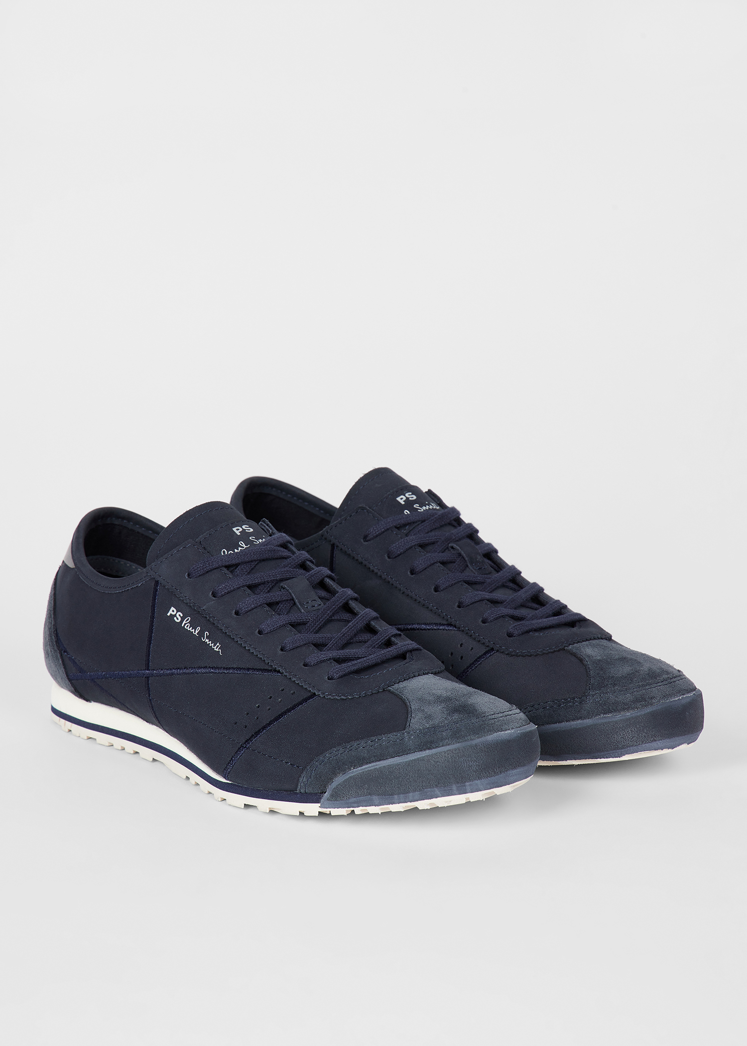 Men's Black Leather 'Mestre' Trainers