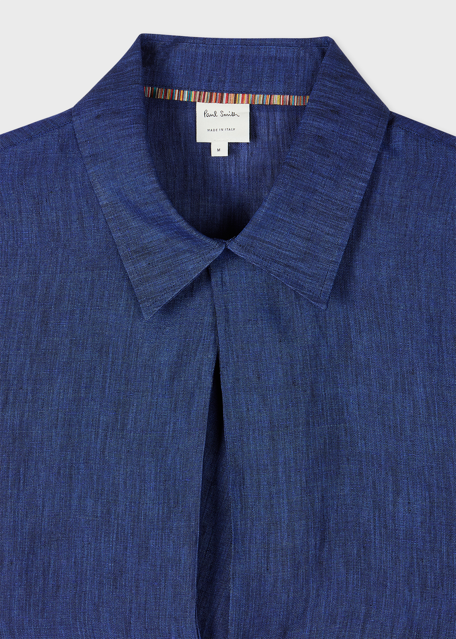Men's Indigo Cotton-Linen Work Jacket