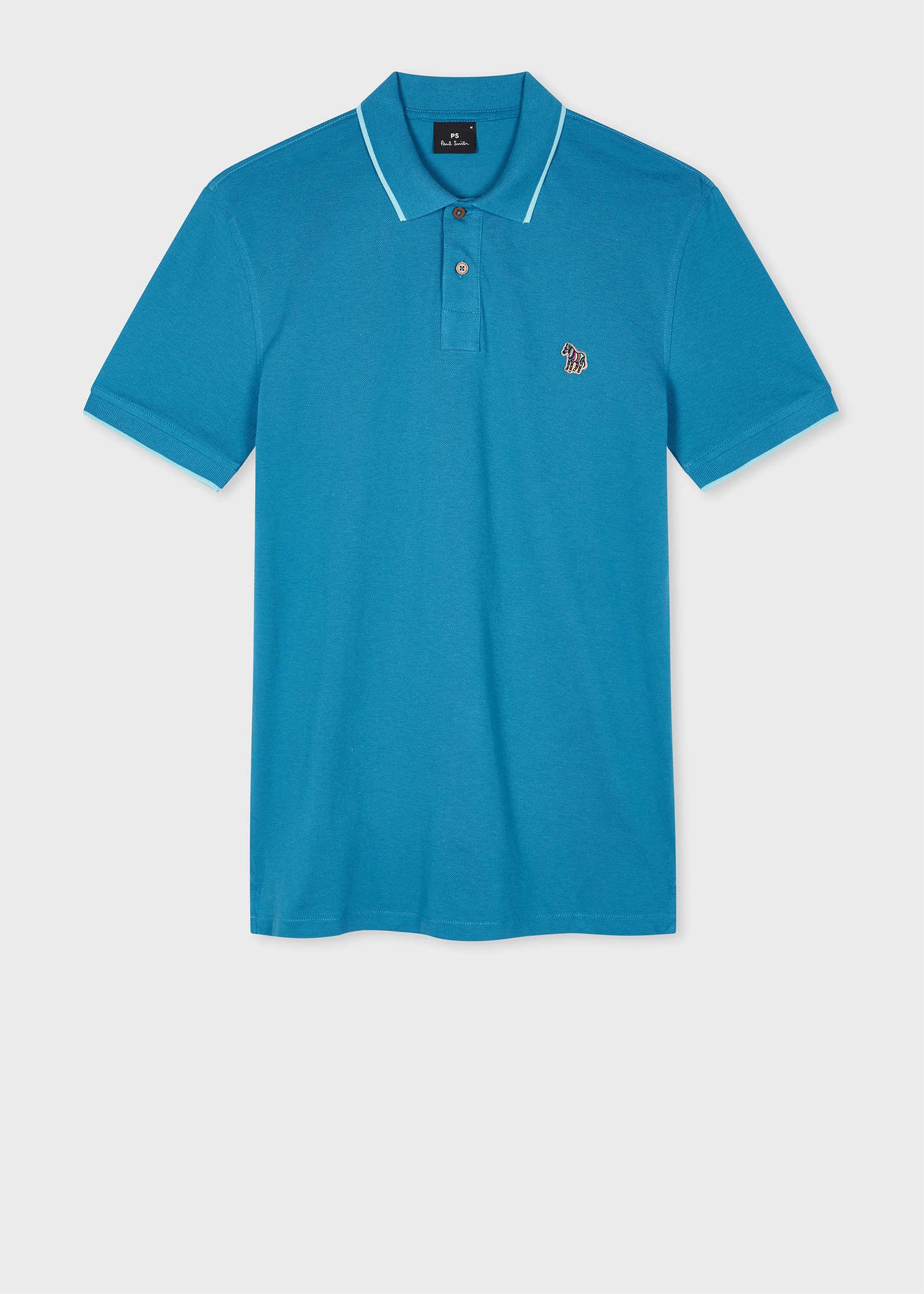 Tシャツ・カットソー PS PAUL SMITH Men T-shirt Blue M2R220XP22328 40 Men's Forest Green Organic Cotton Zebra Logo T-Shirt
