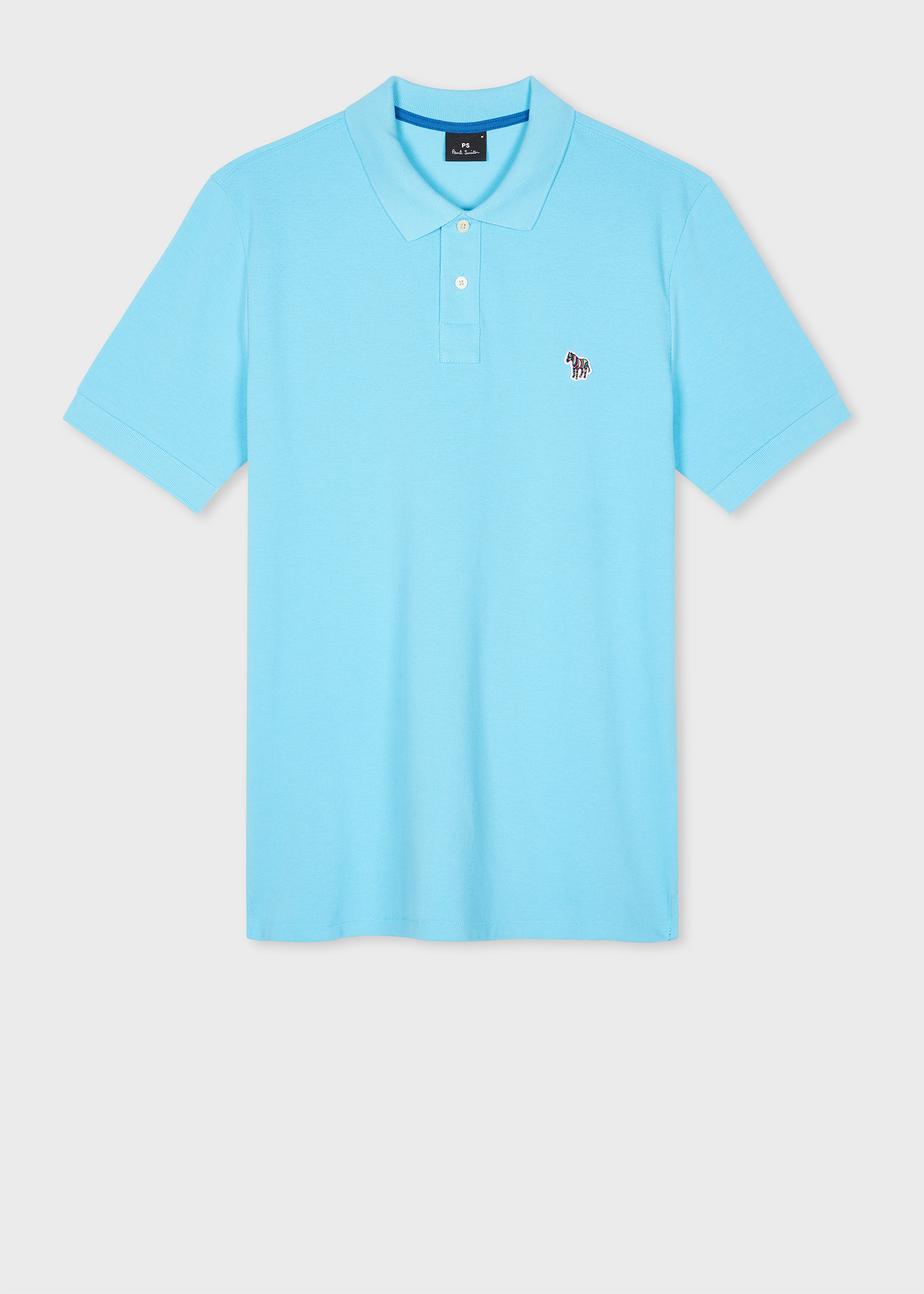 Tシャツ・カットソー Paul Smith FW23 POLO WITH LOGO (M2R/204Y/L21861_79) Men's Slim-Fit Mint Green Zebra Logo Polo Shirt With