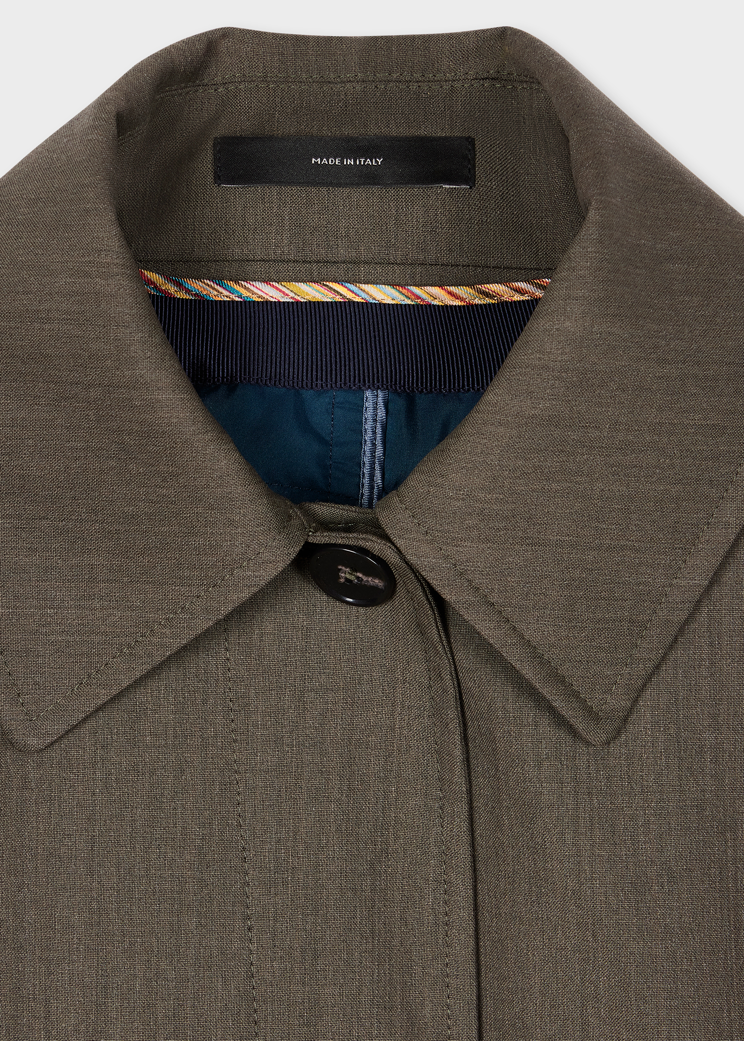 Women's Grey Melange Belted Storm System Mac