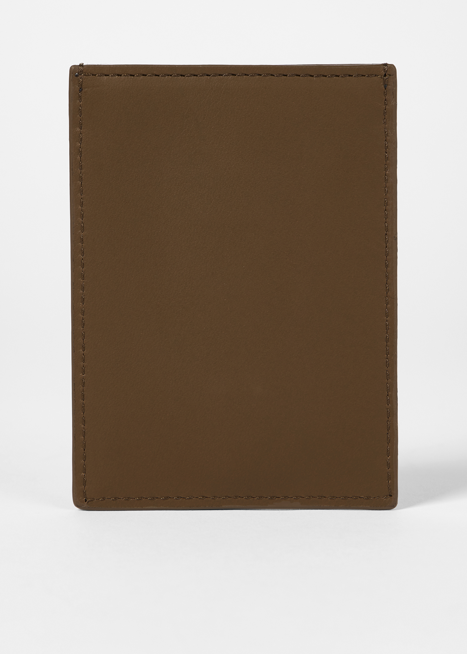 'Smith Stripe' Ombre Grained Leather Card Holder