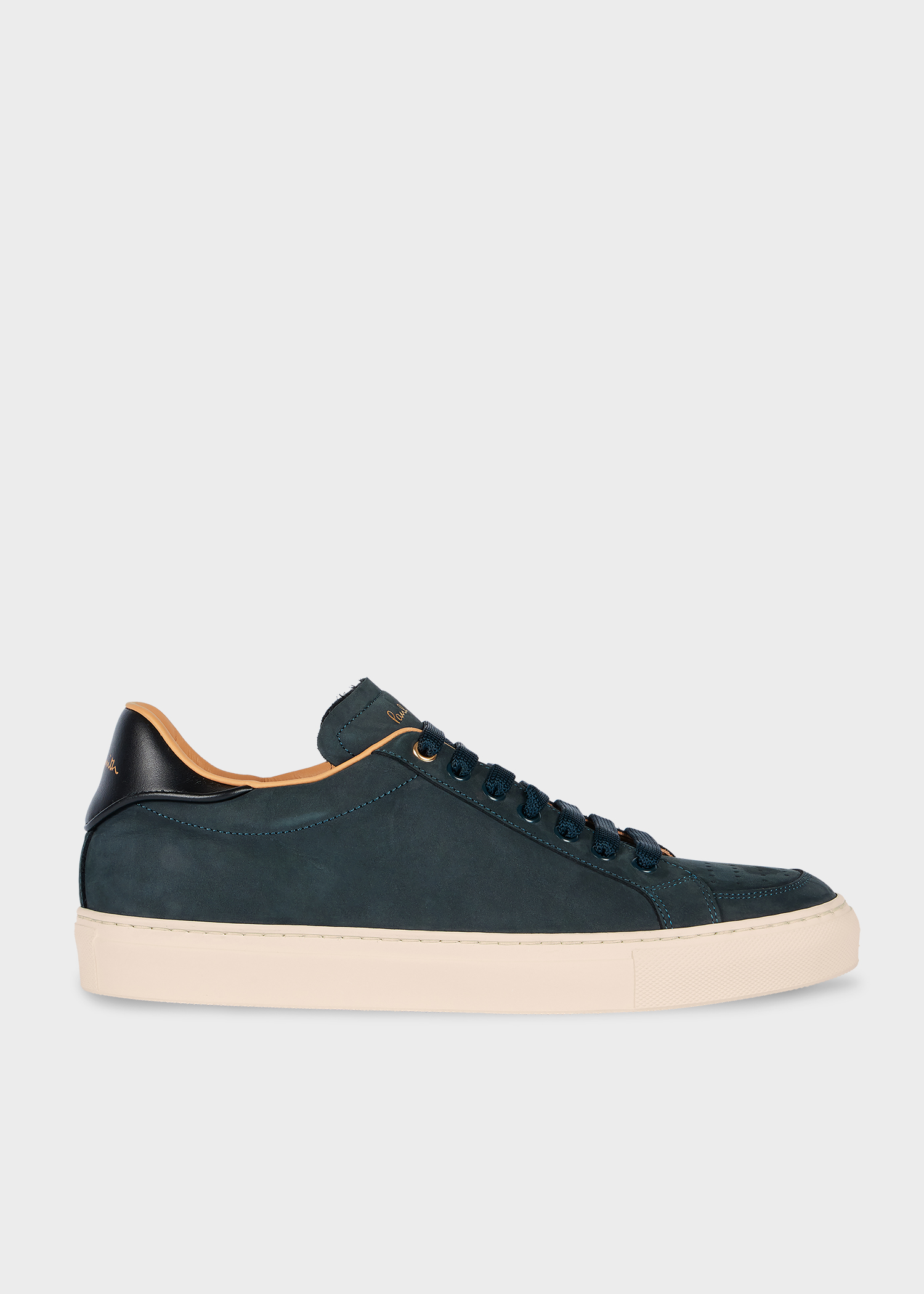 スニーカー Paul Smith SS25 MENS SHOE BANFF (M1S BNF06 PNUB 49) Men's Nubuck Dark Navy 'Banff' Trainers
