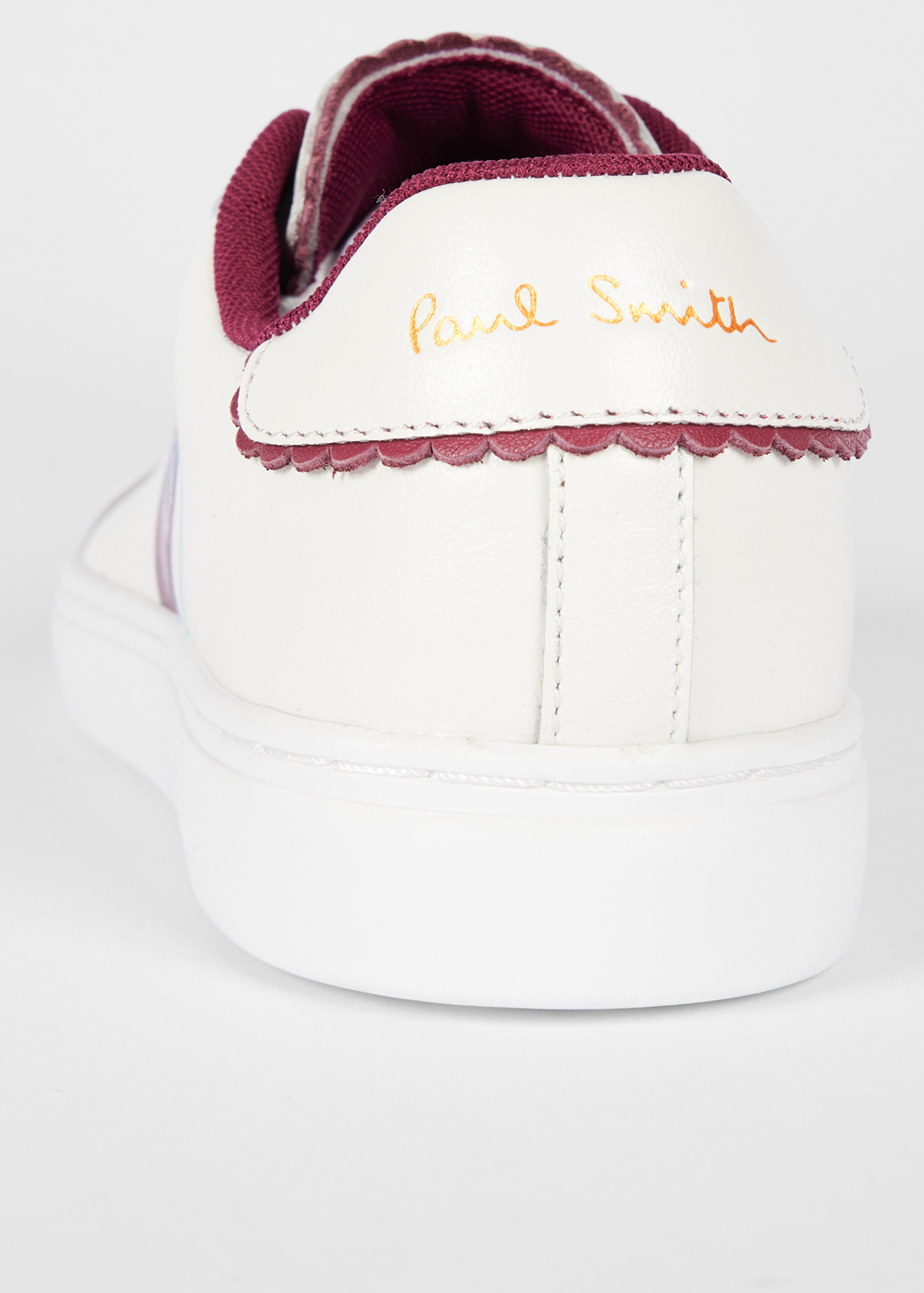 【Paul Smith】ウィメンズ \"Scribble Heart\" \"Lapin\" スニーカー Women's White Leather 'Scribble Heart' 'Lapin' Trainers