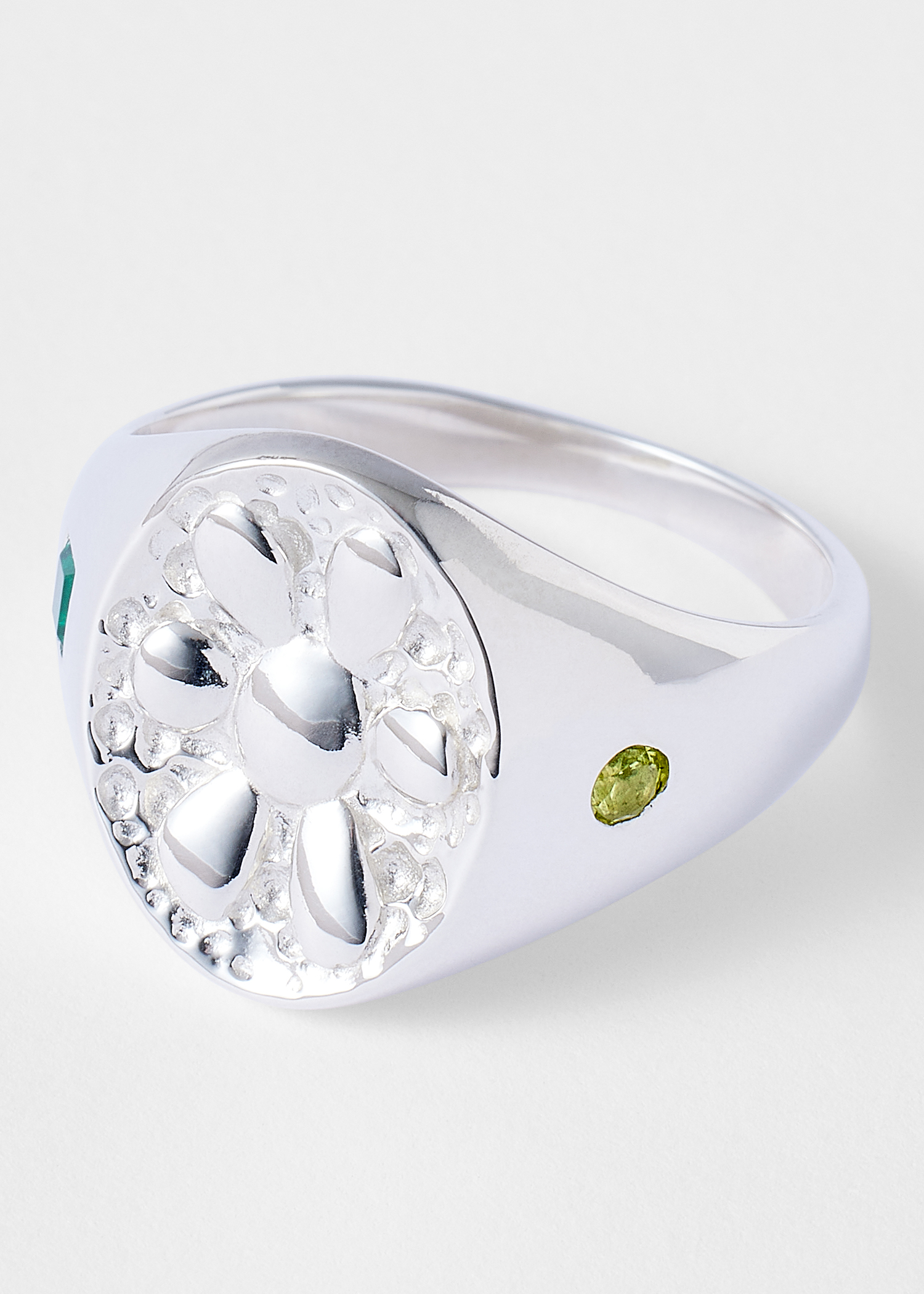 Alec Doherty for Paul Smith - Green Snail Ring