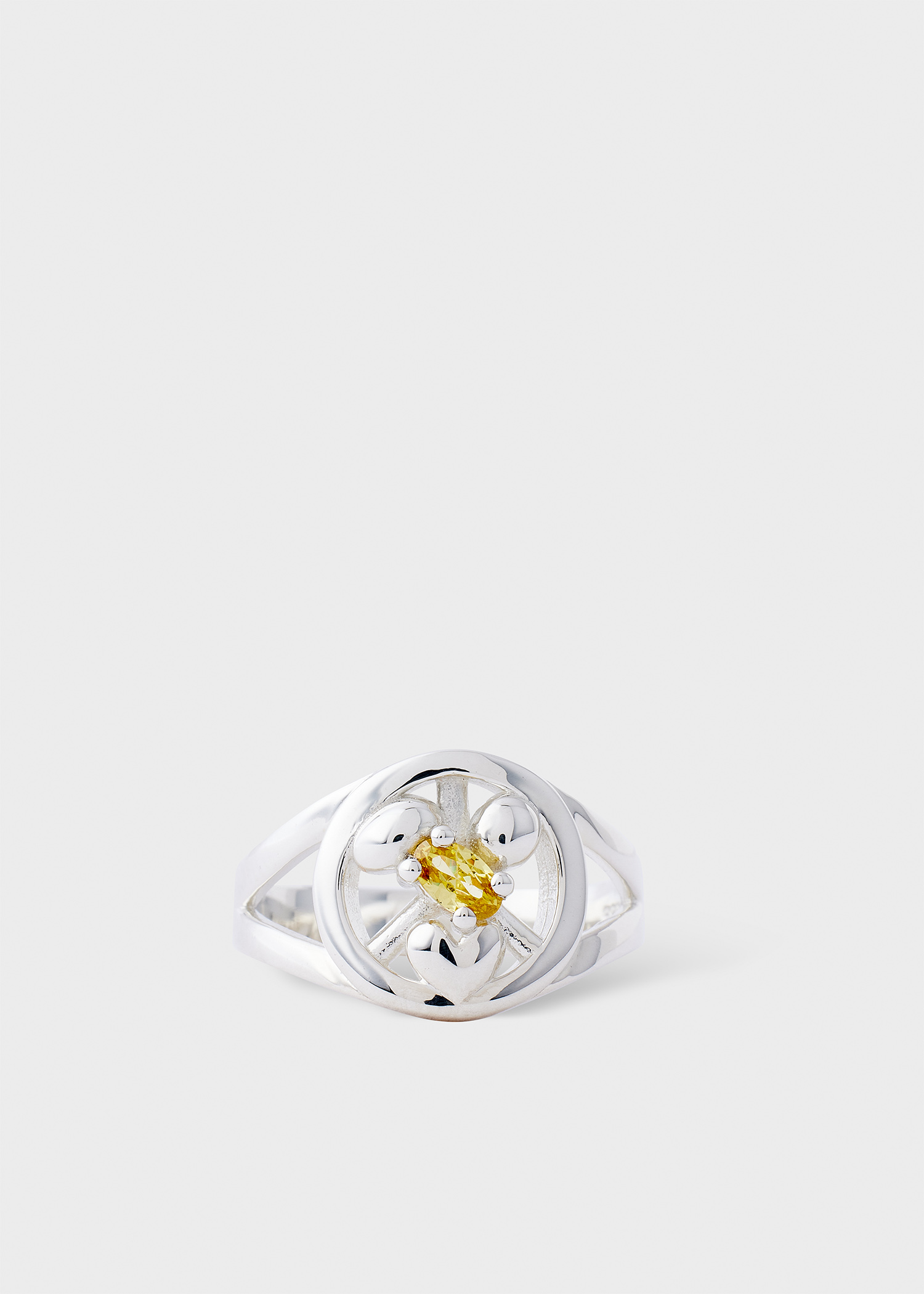 Alec Doherty for Paul Smith - Green Snail Ring