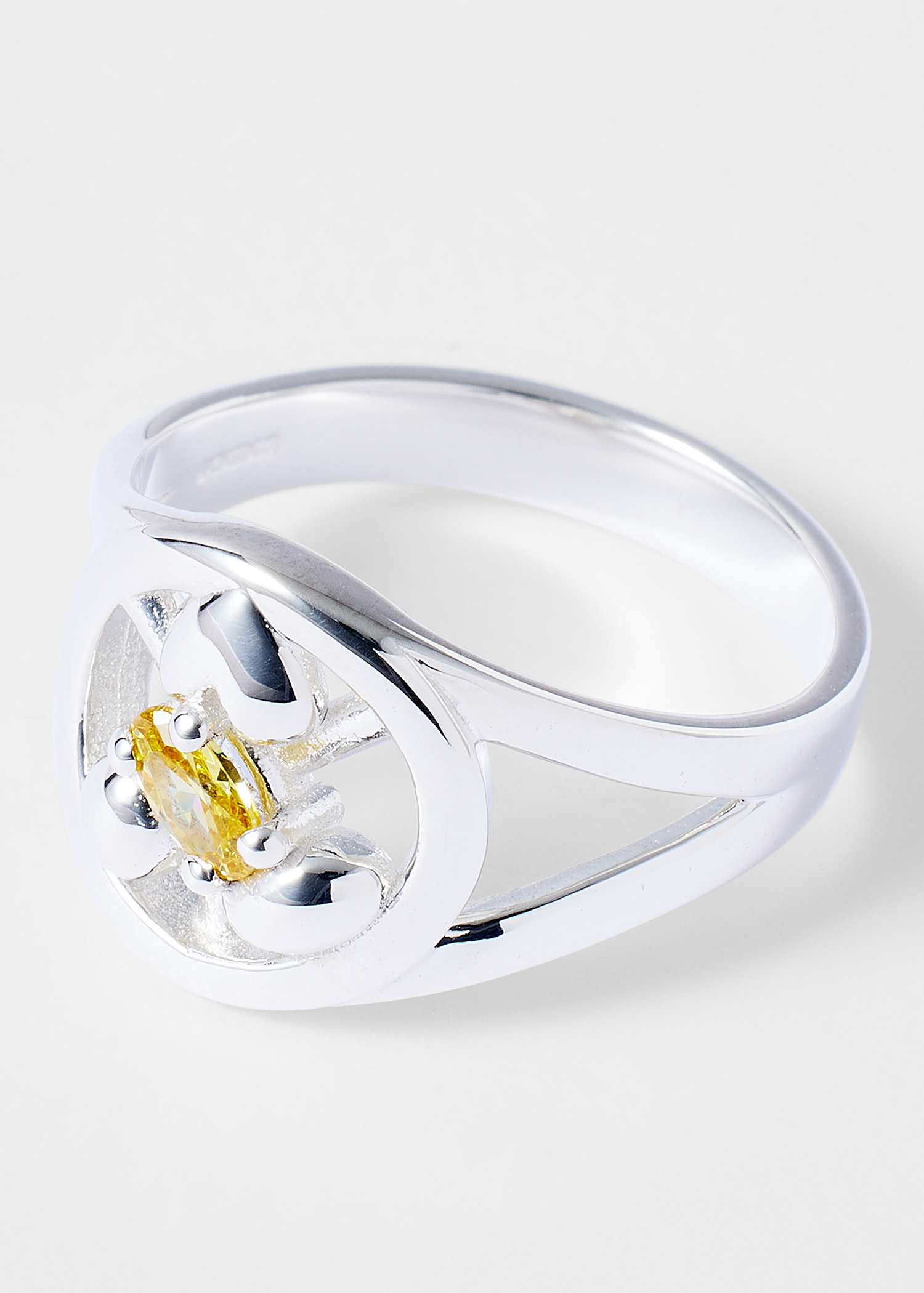 【激レア】Paul Smith Archive combi Ring 925 Alec Doherty for Paul Smith - Yellow Sapphire Round One Ring