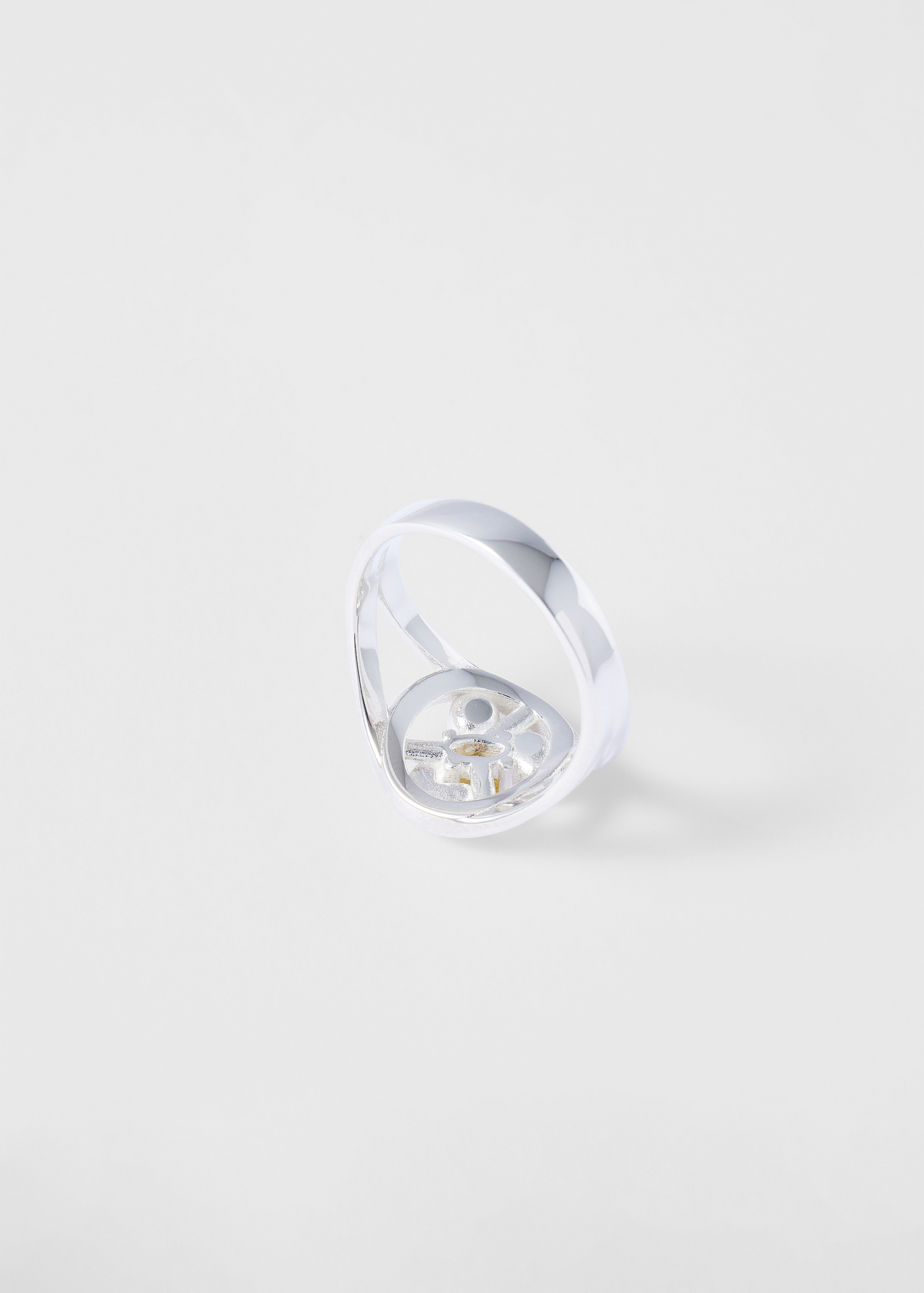 Alec Doherty for Paul Smith - Yellow Sapphire Round One Ring