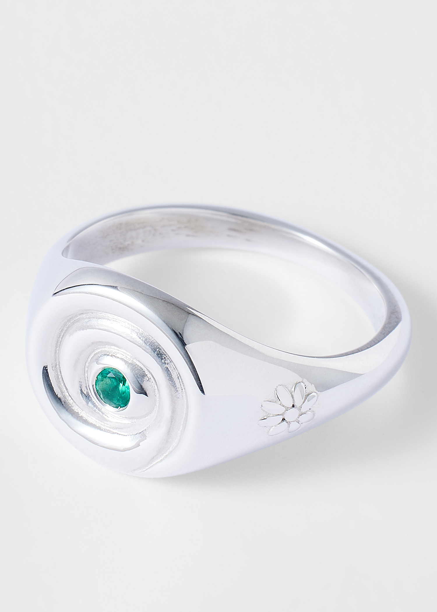 Alec Doherty for Paul Smith - Green Snail Ring