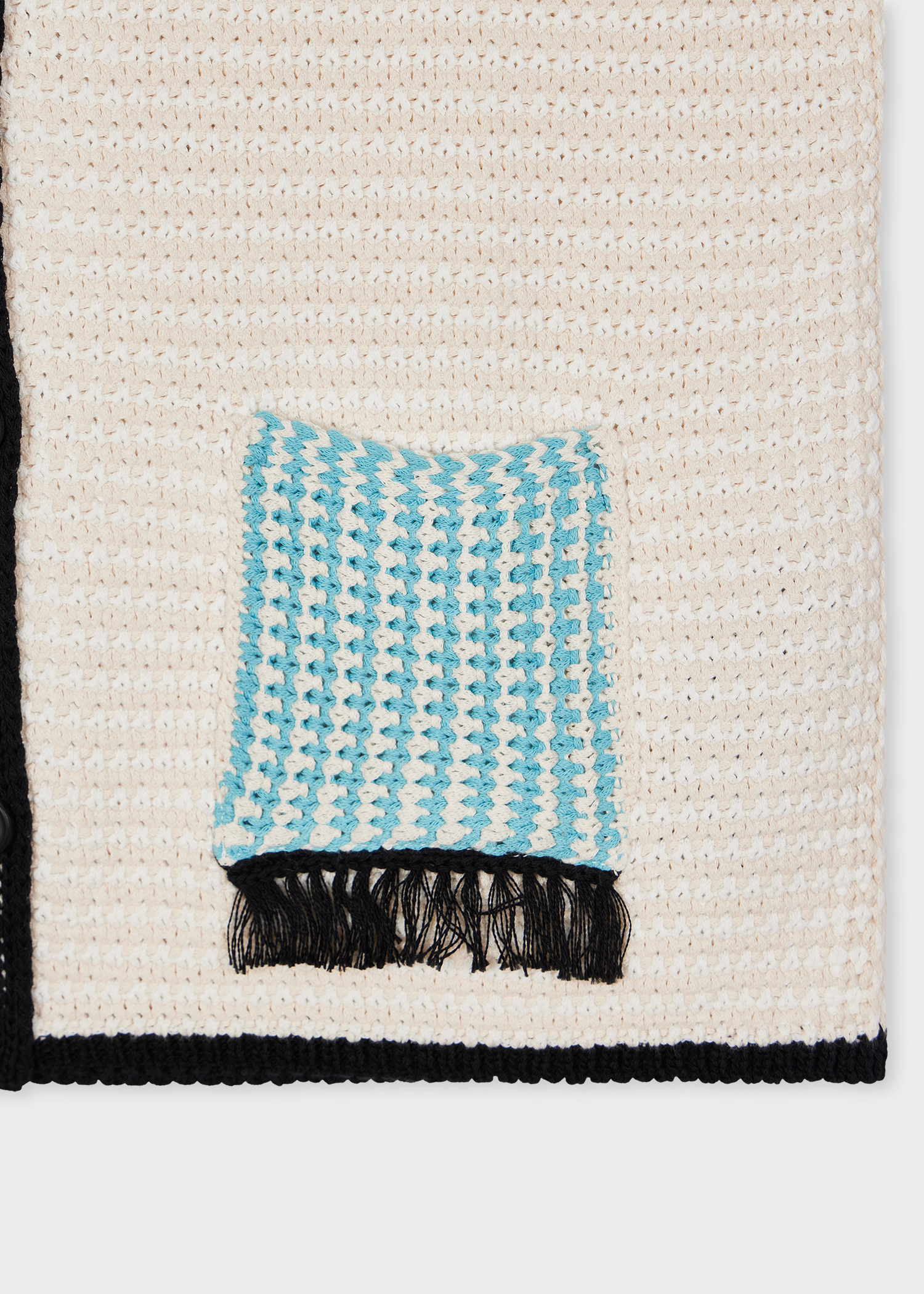 Women's Cotton Mixed Stripe Crochet Knitted Skirt