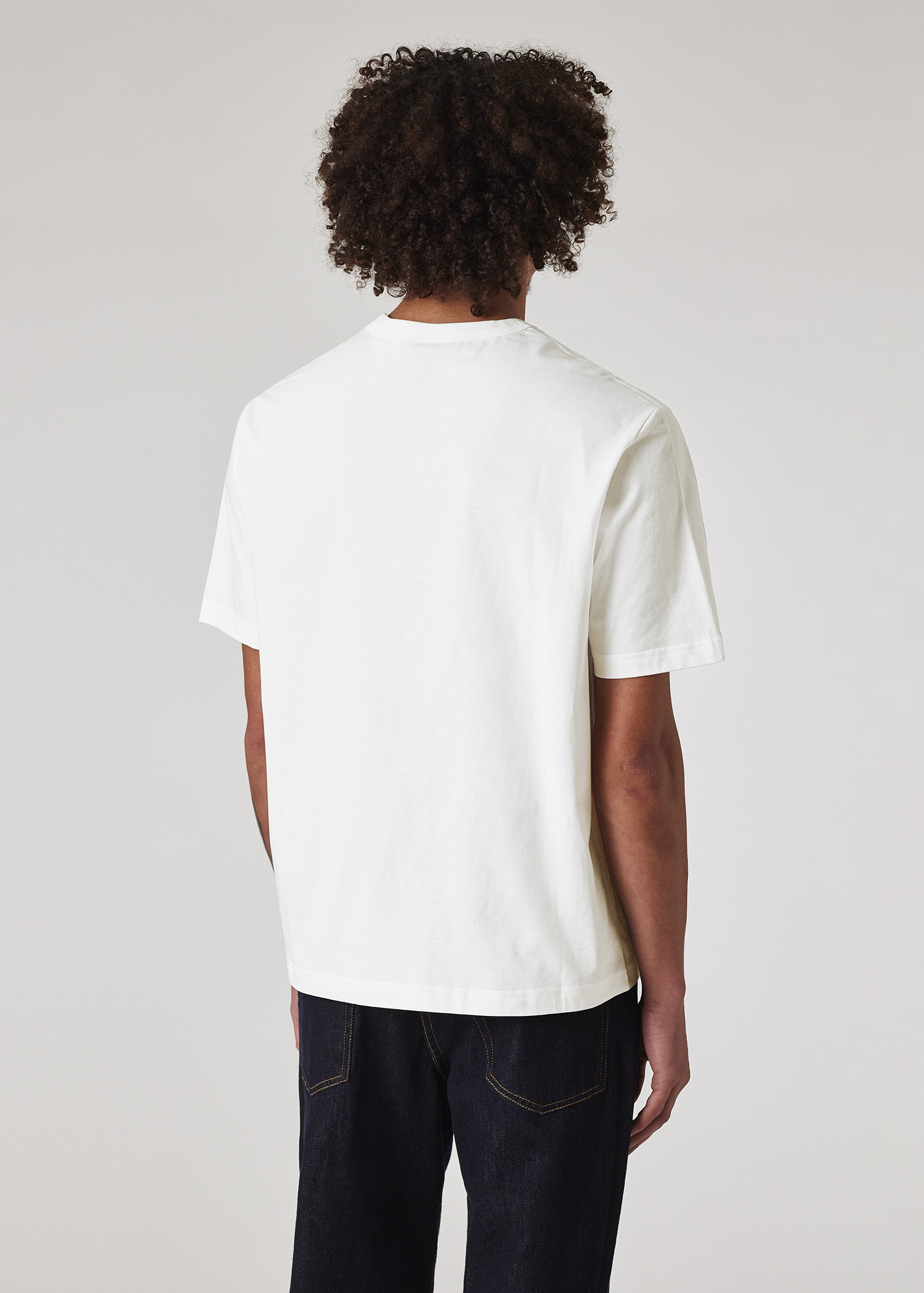 Men's White 'Palm Tree' Print T-Shirt