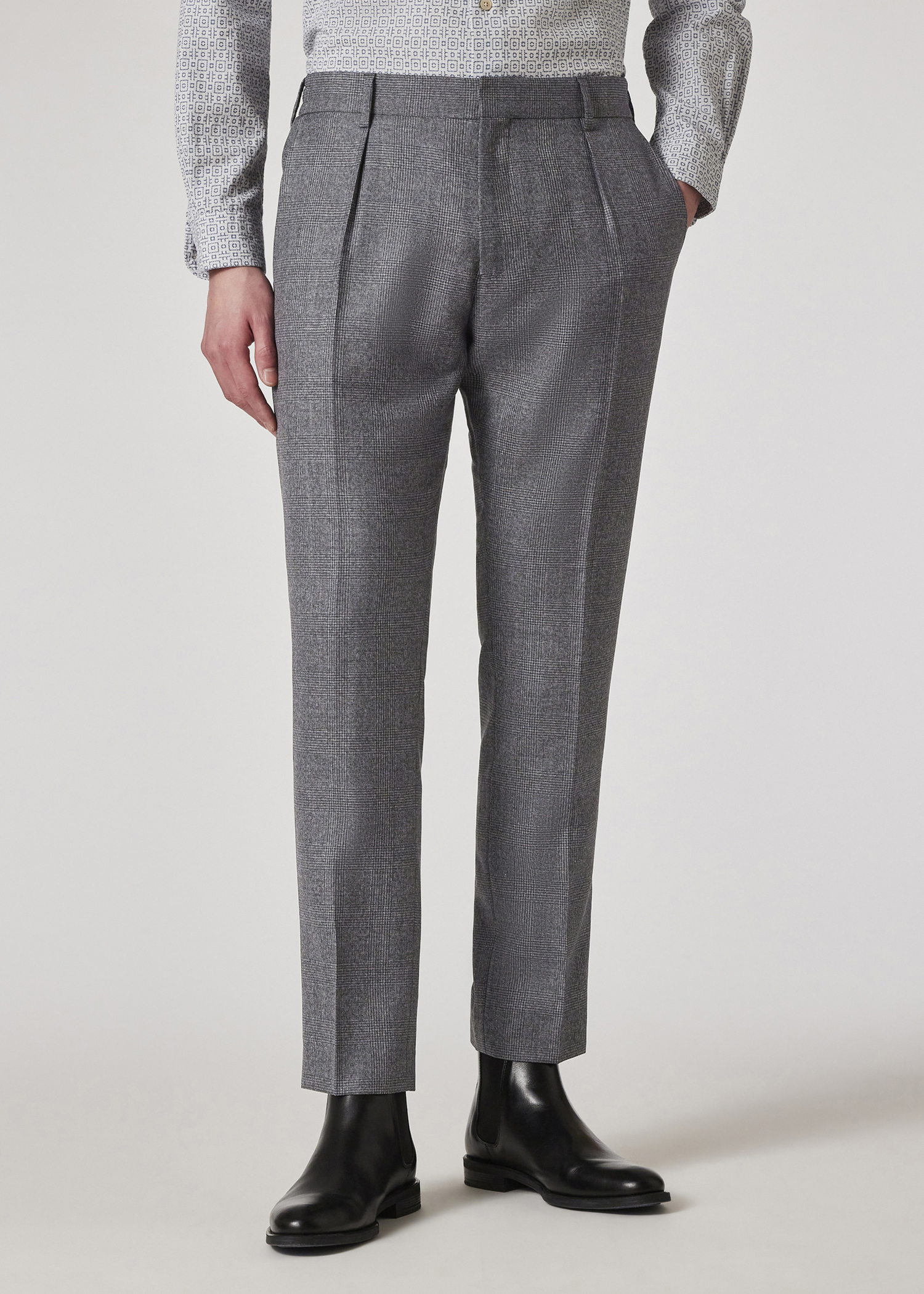 パンツ Paul Smith Regular Fit Check Pattern Pants With Contrasting PS PAUL SMITH | Wide Check Trousers | Women | Multicolour 92