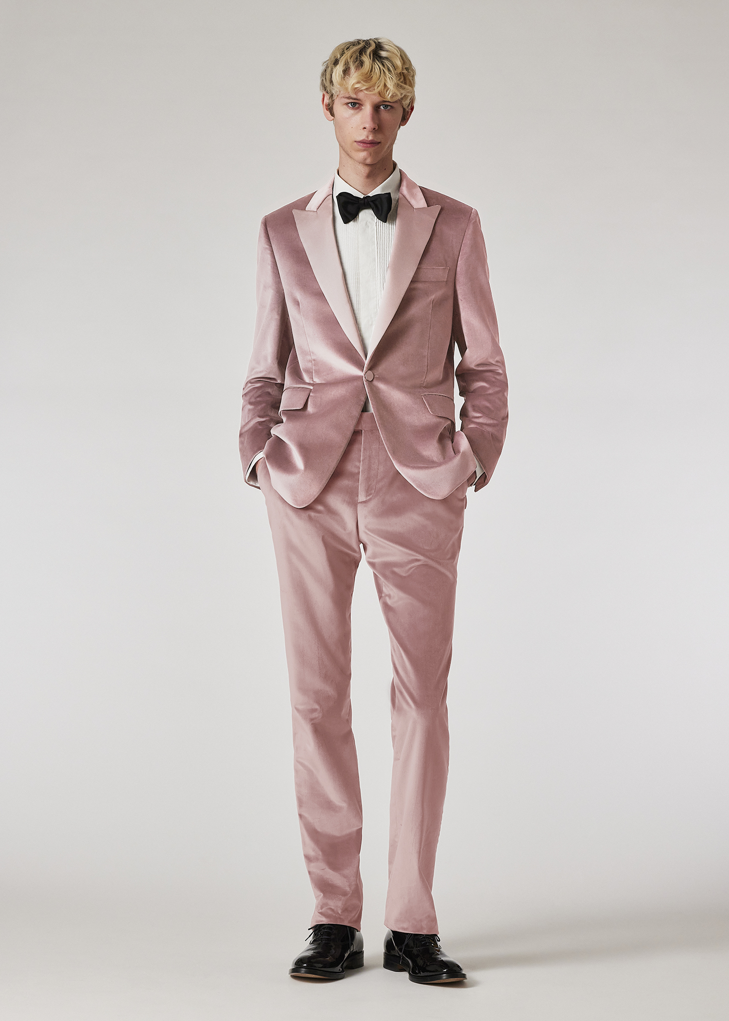 The Soho - Tailored-Fit Lilac Velvet Evening Blazer