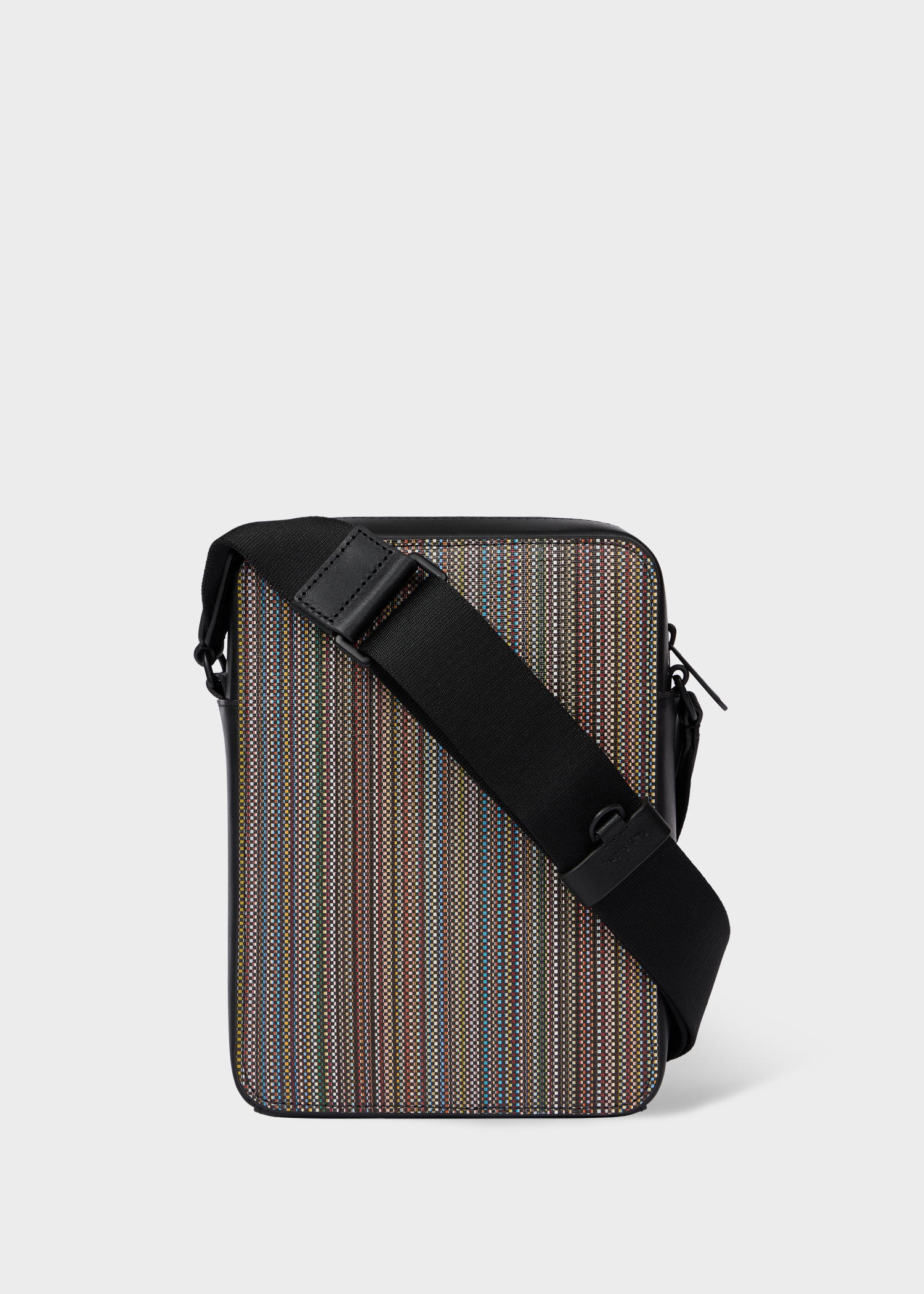 ショルダーバッグ Paul Smith MENS BAG FLIGHT BAG (M1A 8104 PCOATC PRINTED) Men's 'Signature Stripe' Coated Canvas Flight Bag