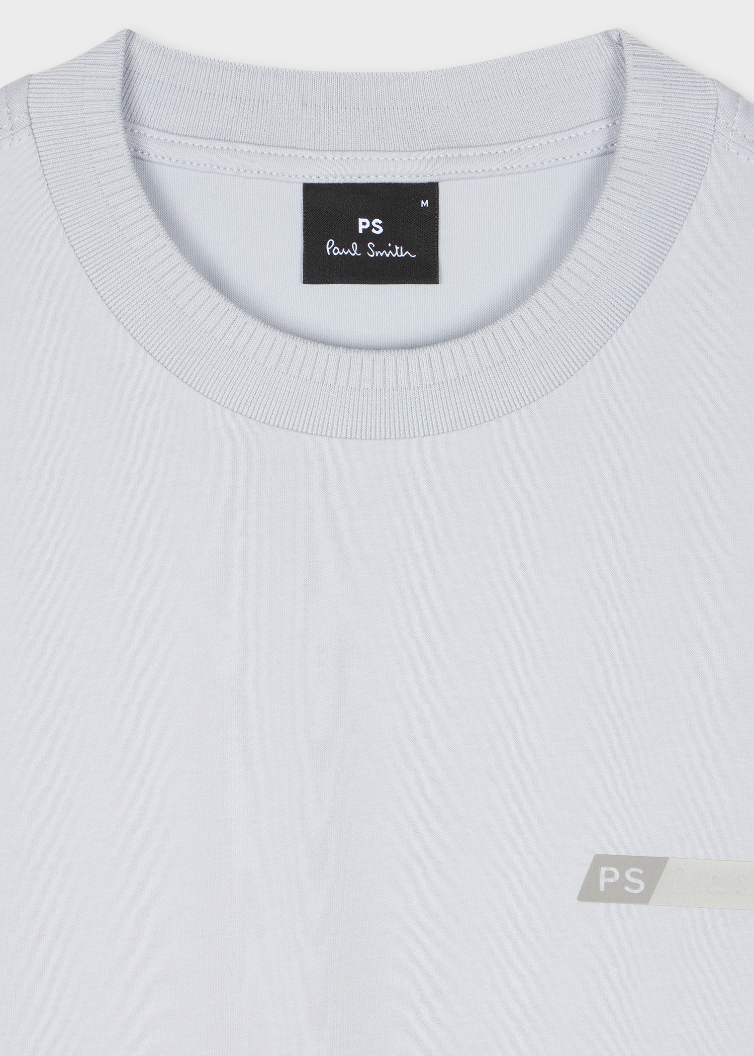 White PS Tilt Logo Cotton-Blend T-Shirt