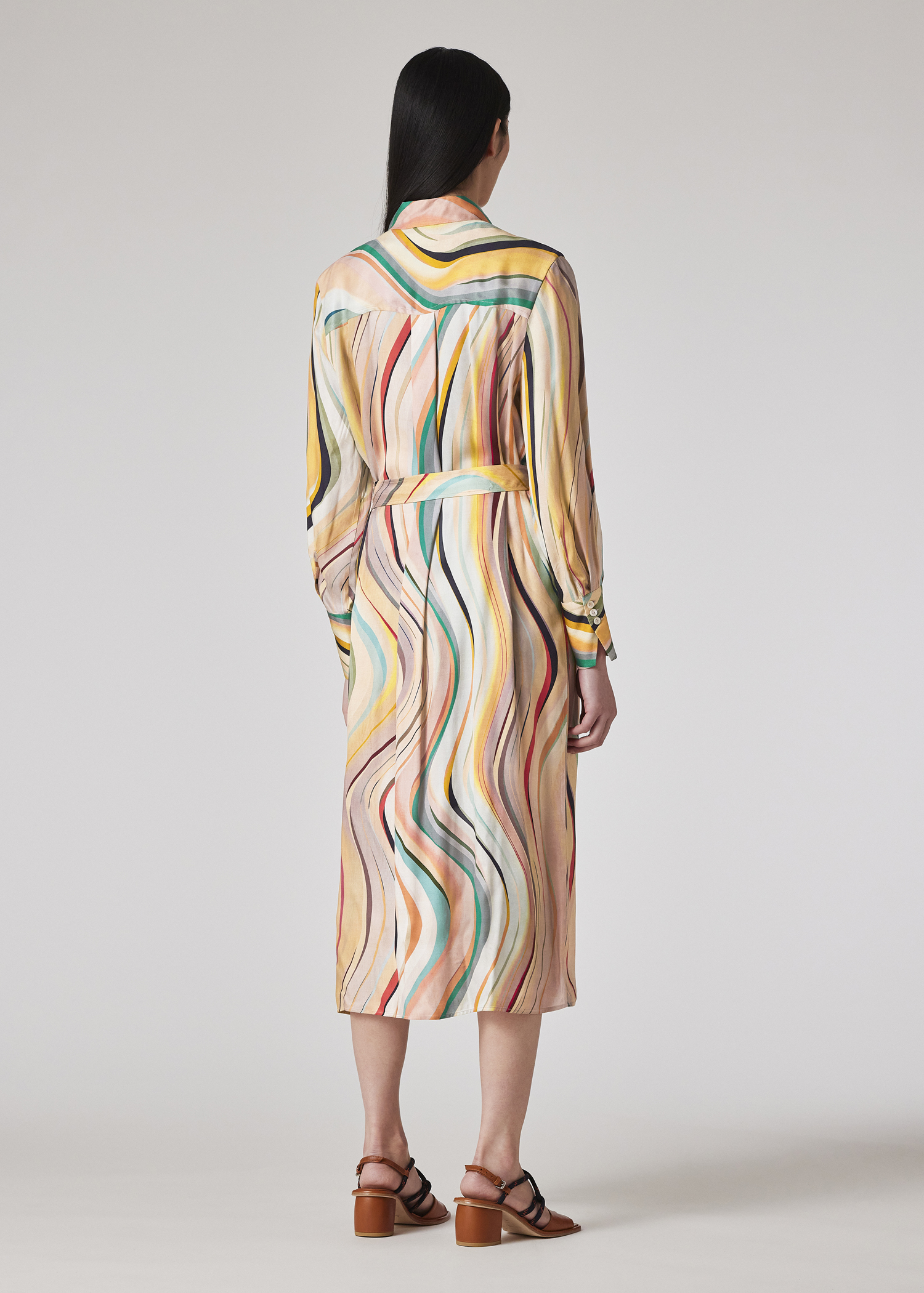 Women's 'Dusky Swirl' Shirt Dress