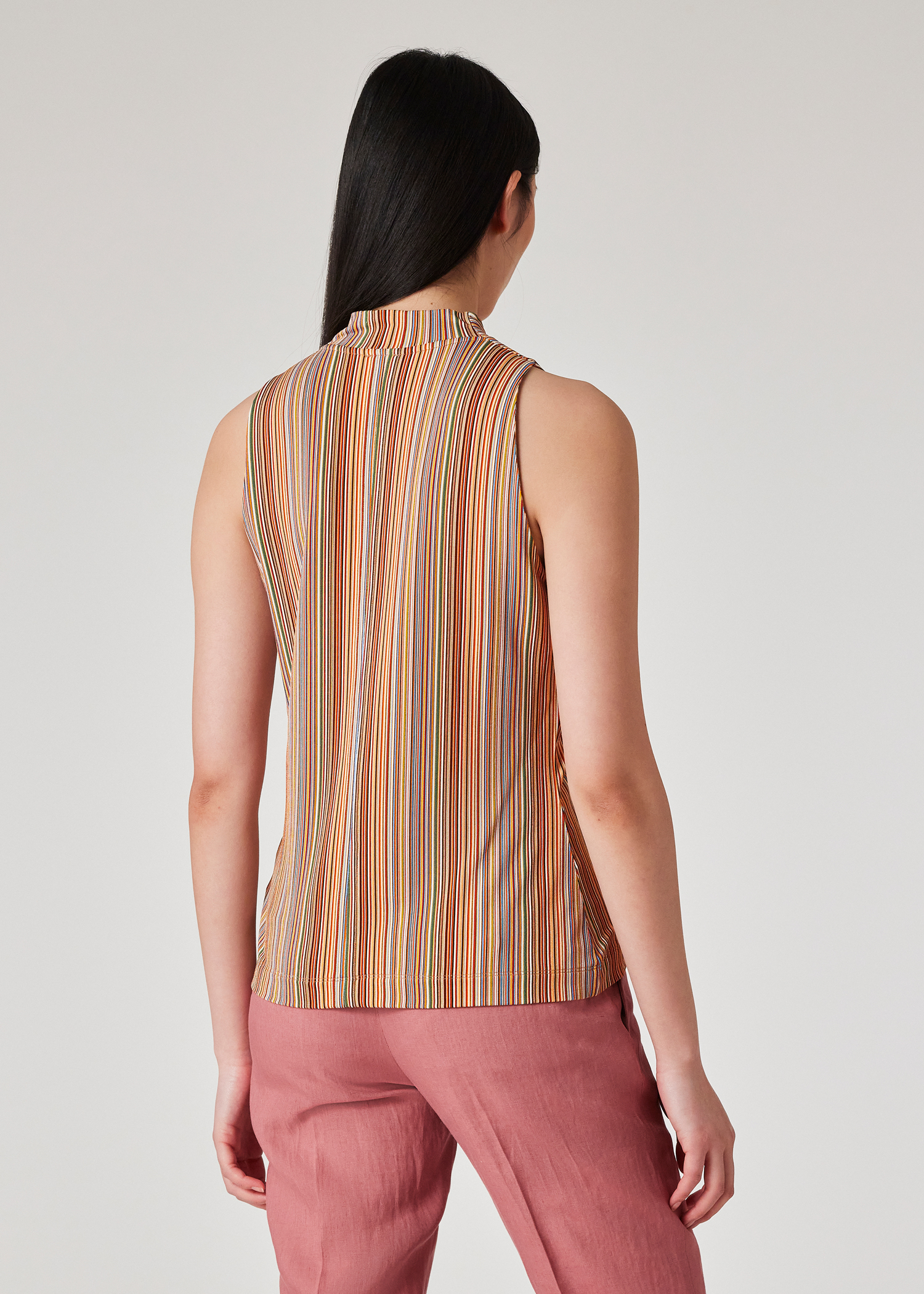 Women's Viscose 'Signature Stripe' Vest Top