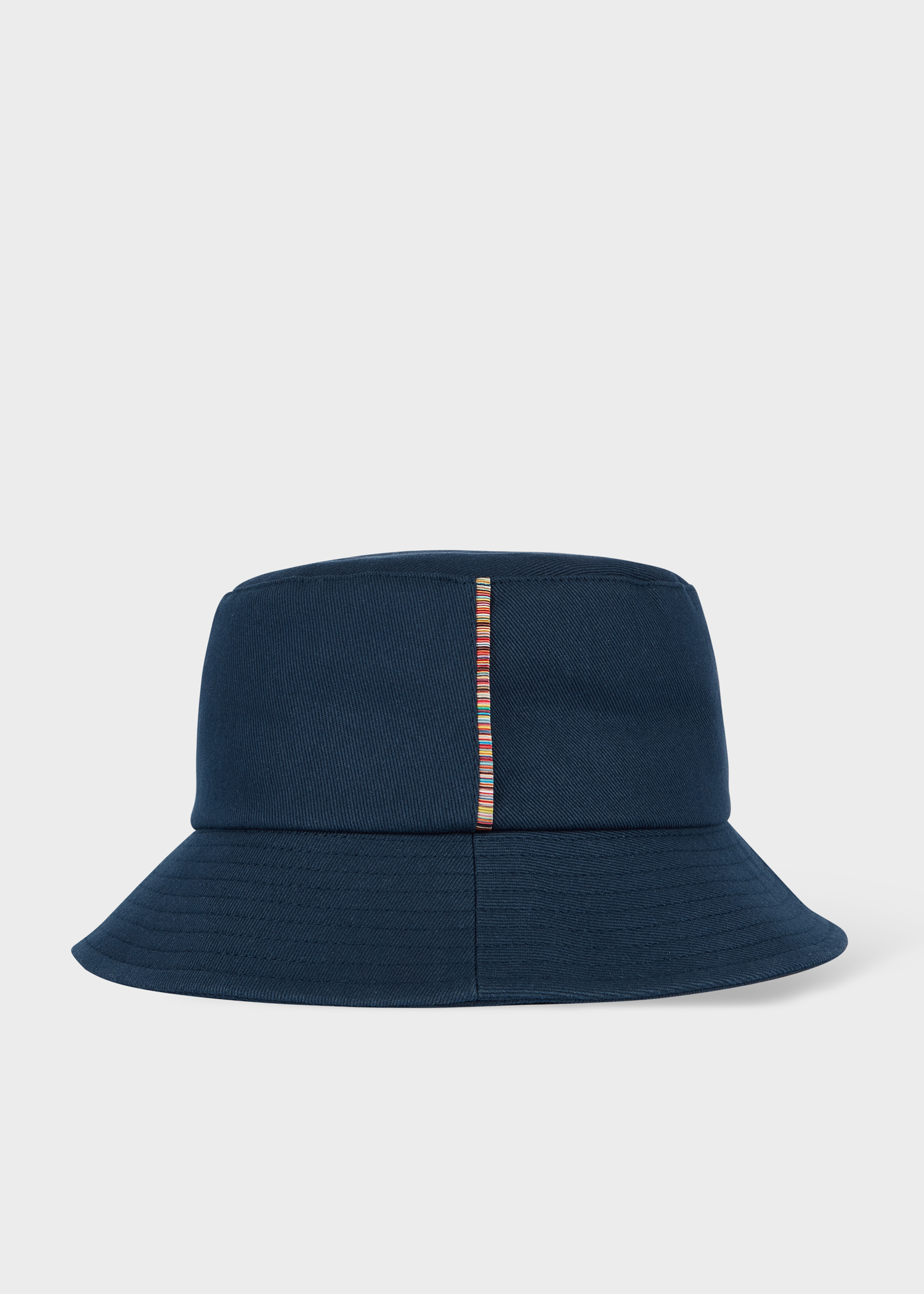 Black 'Signature Stripe' Bucket Hat