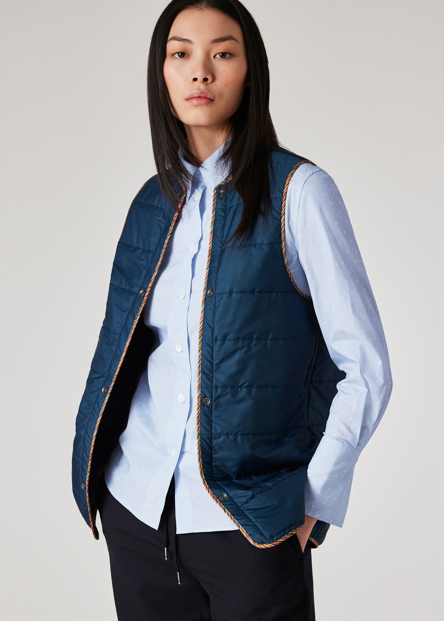 Women's Grey Melange Belted Storm System Mac