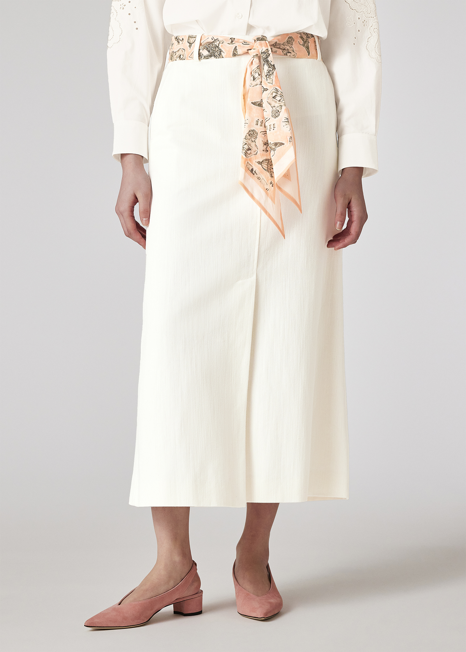 スカート Paul Smith Cotton Skirt Paul Smith スカート ウィメンズ スリット ロングスカート