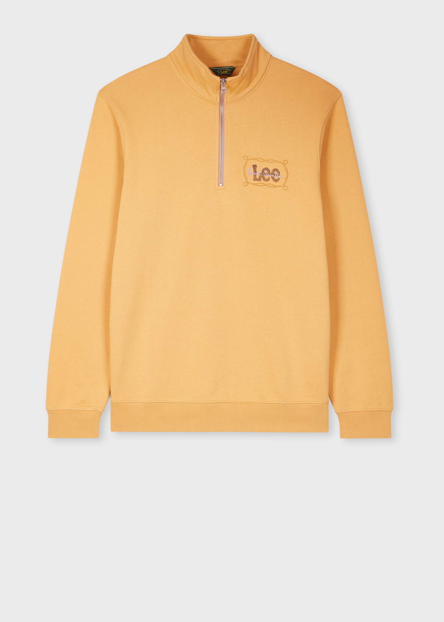Paul Smith + Lee® Ochre Quarter Zip Sweatshirt