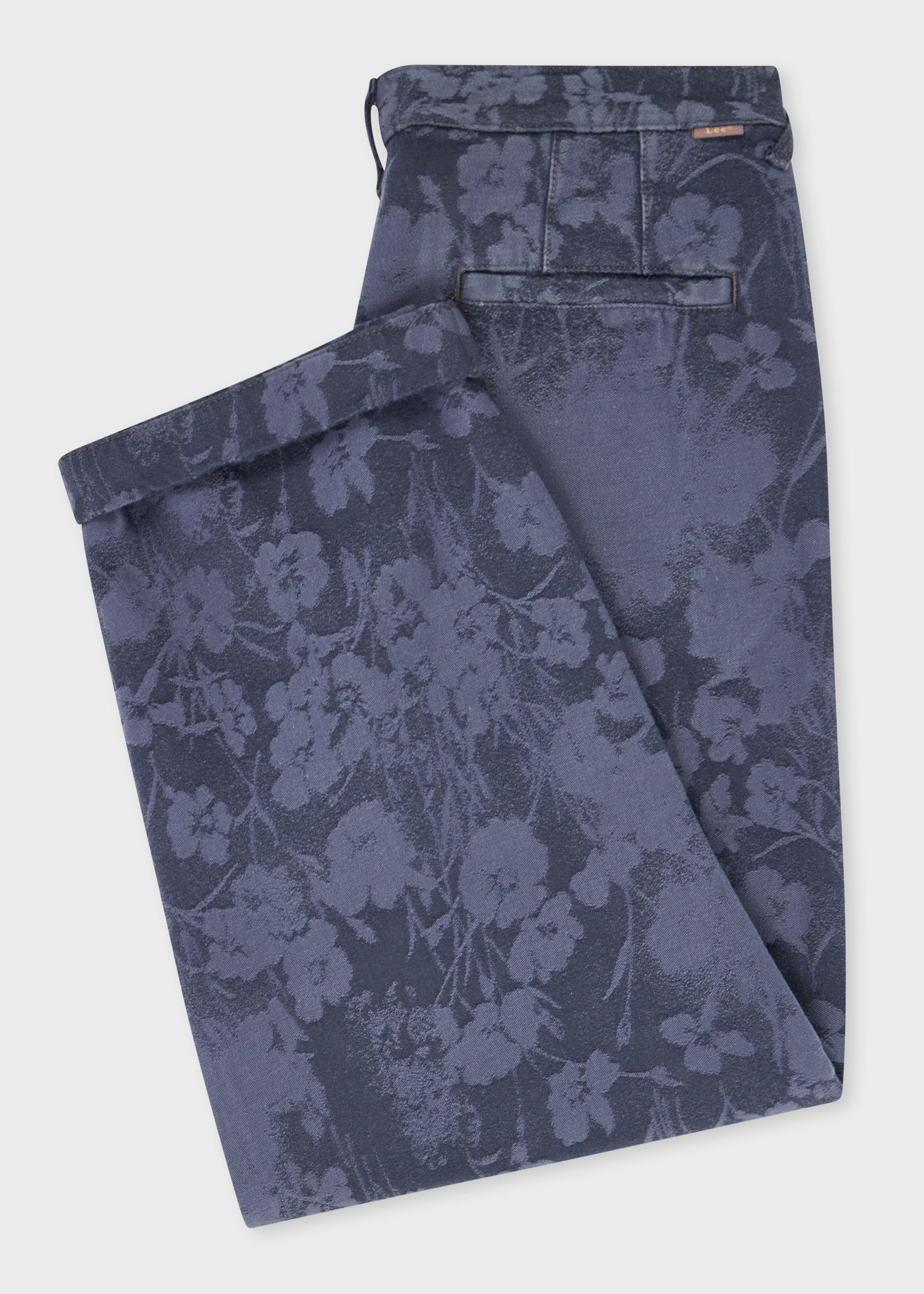 Men's Paul Smith + Lee® Indigo Jacquard Tapered Trousers
