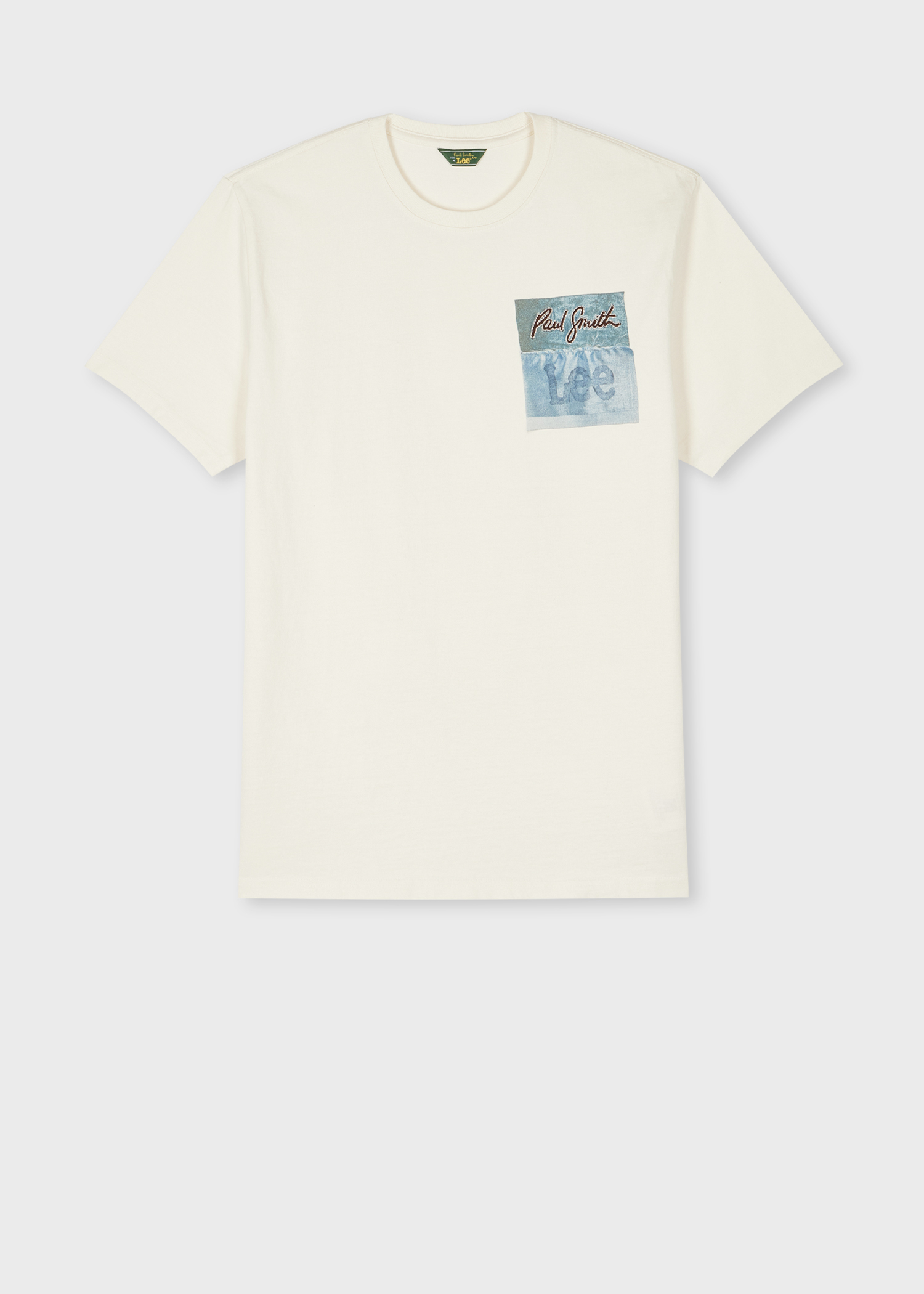 Tシャツ・カットソー PAUL SMITH Men T-shirt White M1A388FHP3PK 01 Men's White 'PS Logo' T-Shirt