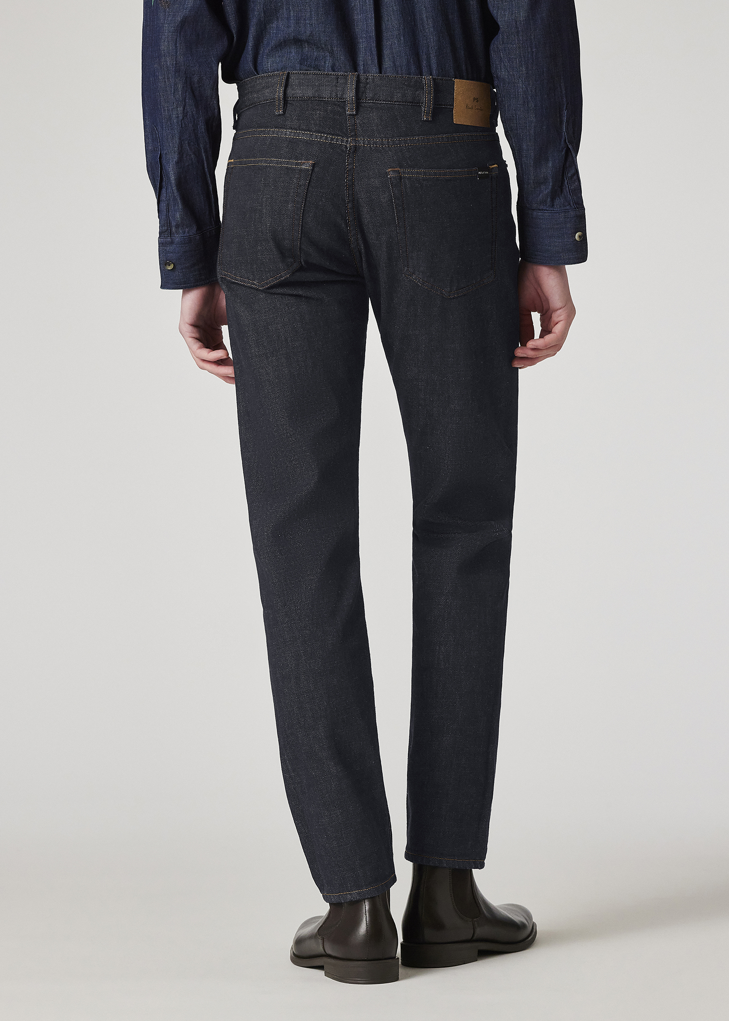 1回着用のみ ENDS and MEANS Denim Indigo XL ENDS and MEANS 5 Pocket Denim Washed Indigo – CUXTON HOUSE