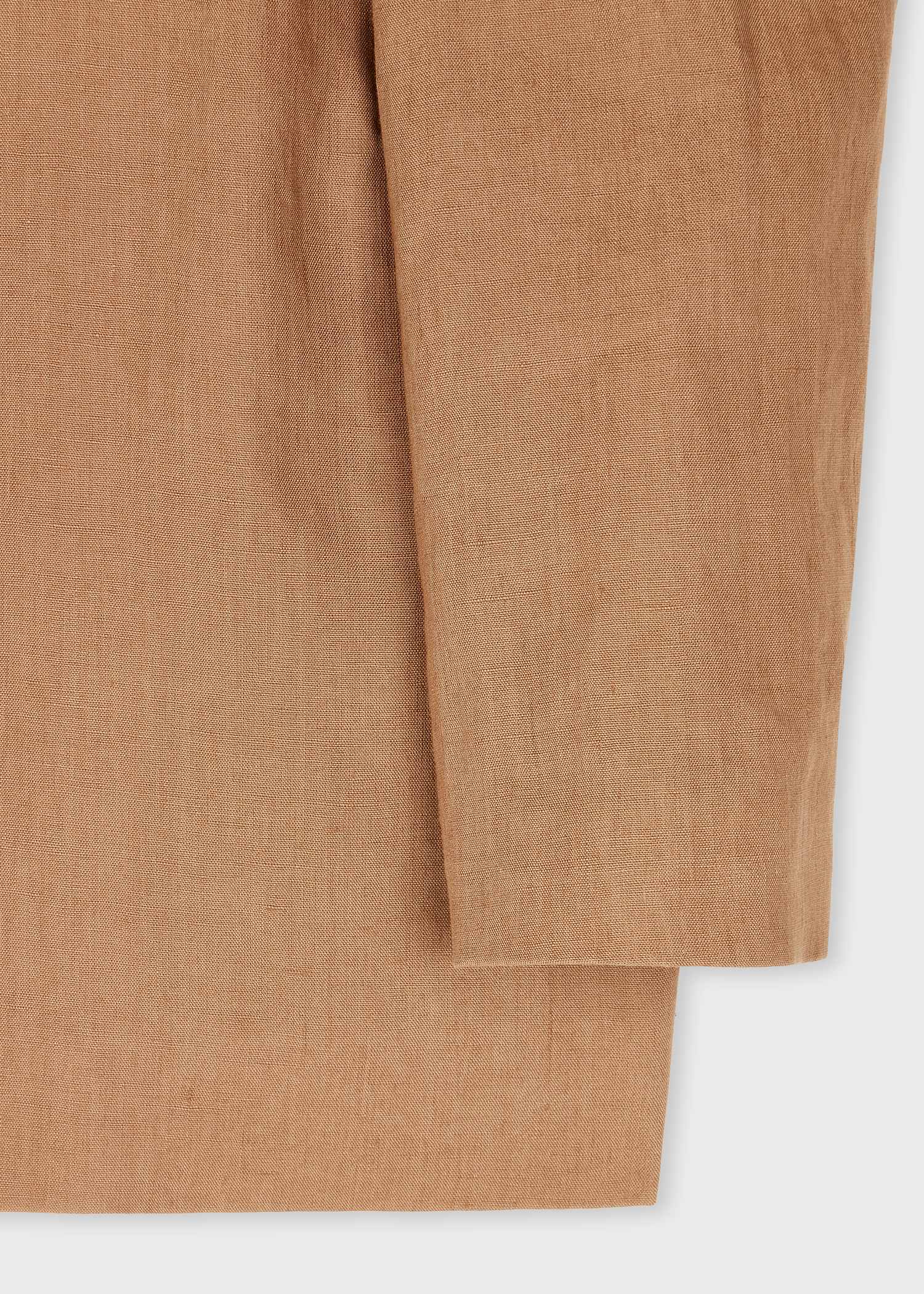 Women's Tan Paisley Linen Jacket
