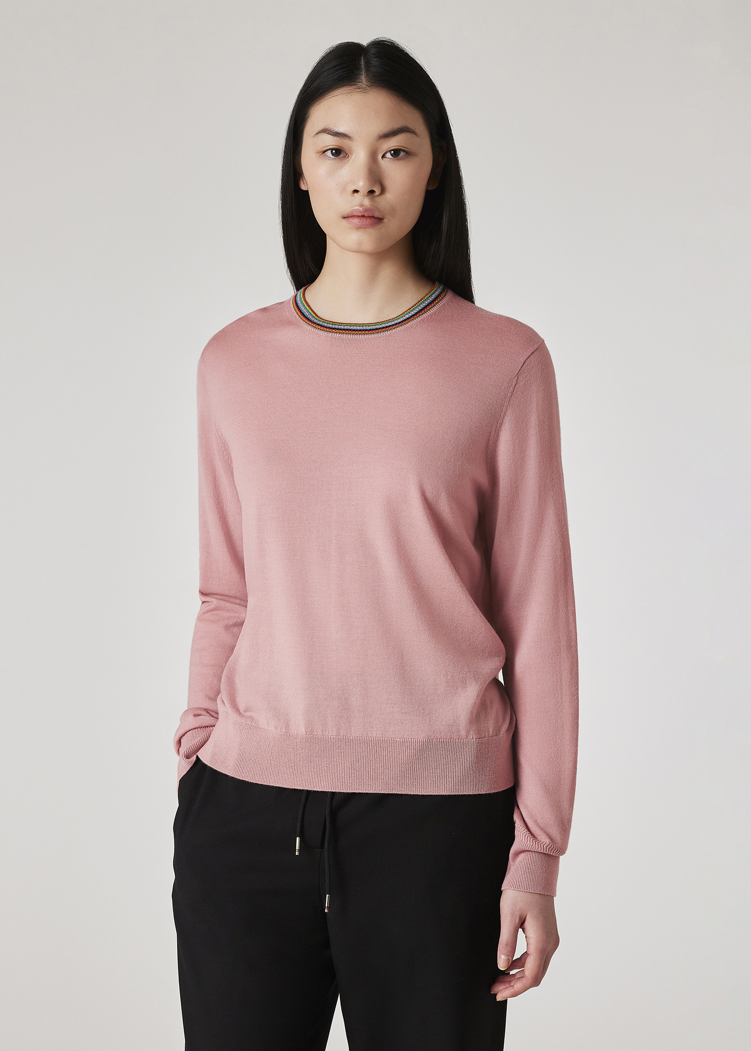 Pink Stripe Sweater main image 1