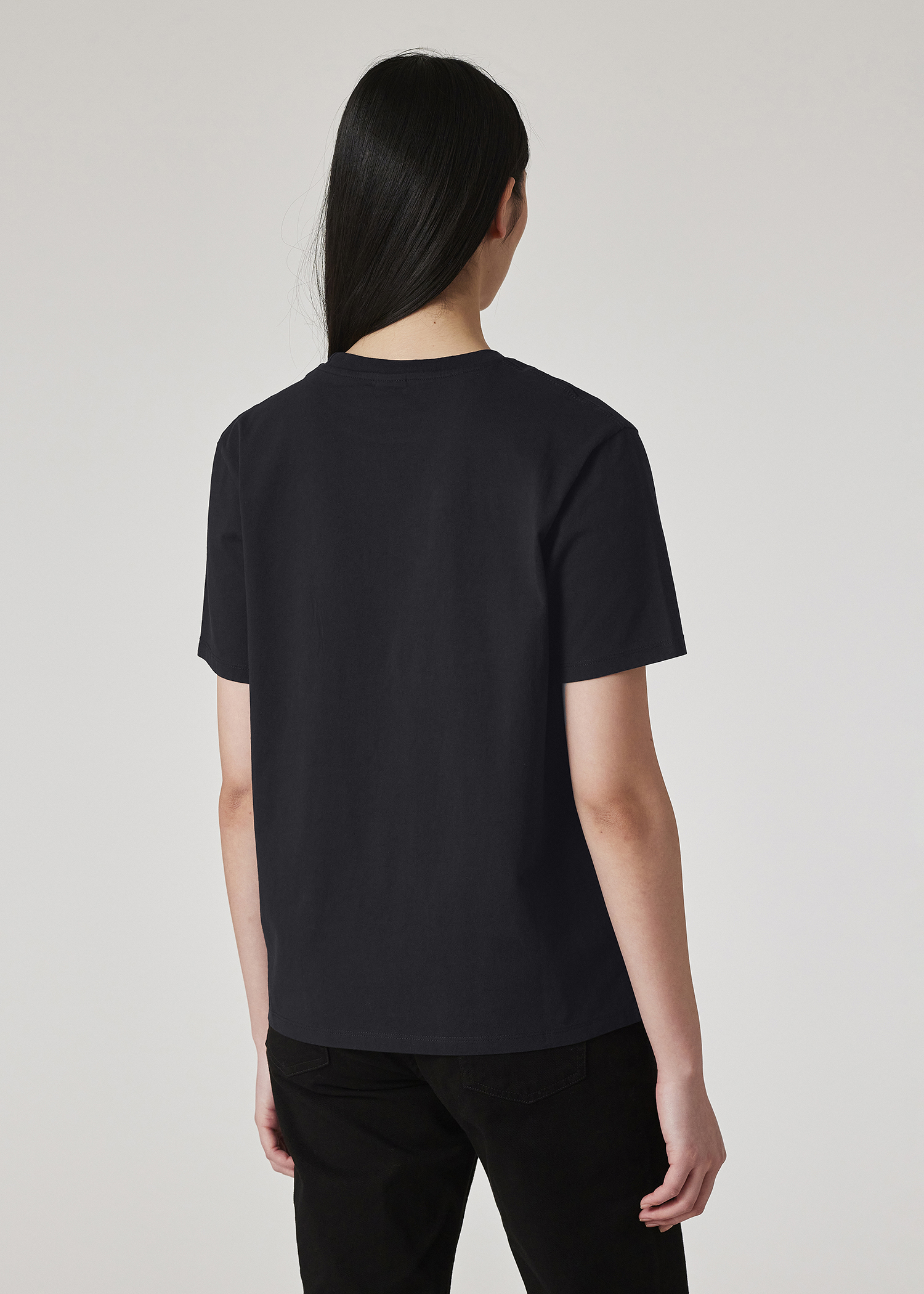 Women's Black PS 'Happy' Gradient T-Shirt