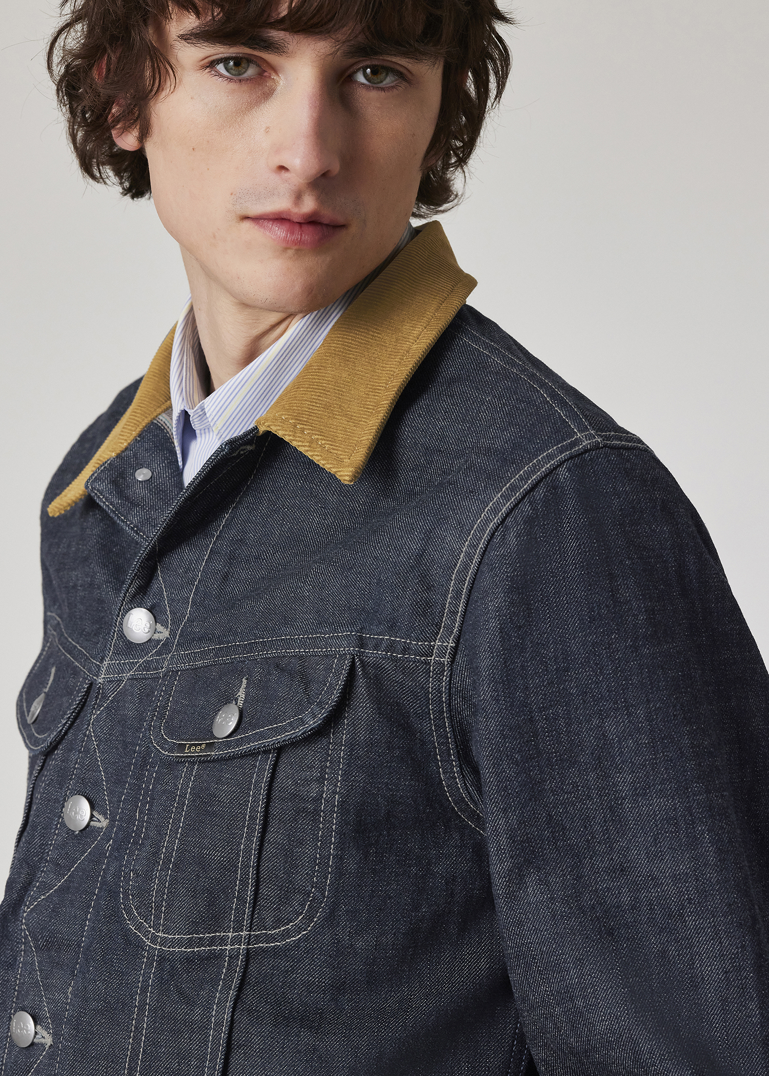 Men's Paul Smith + Lee® Indigo Selvedge Storm Rider Jacket